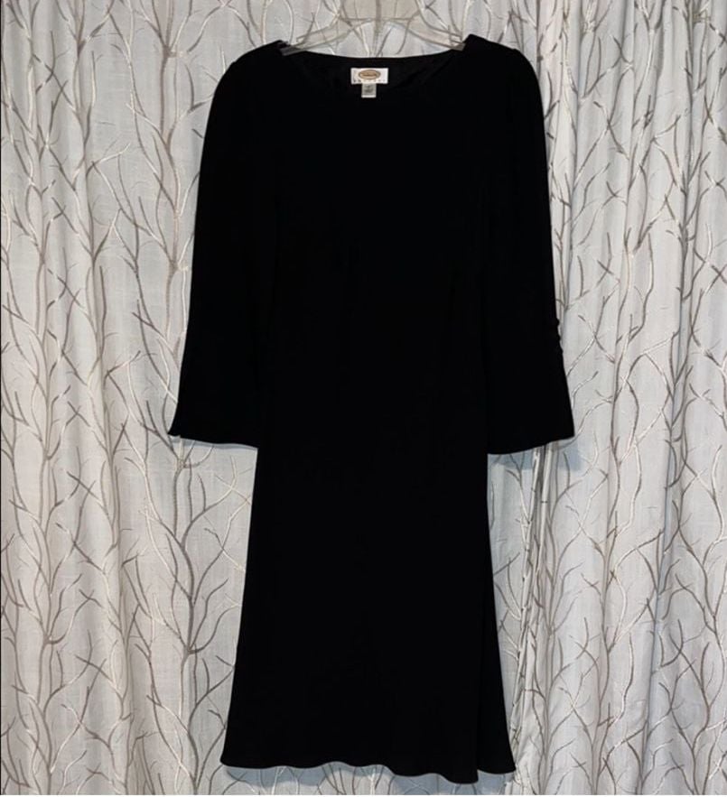Talbots Petite Dress Size 6 Black 2