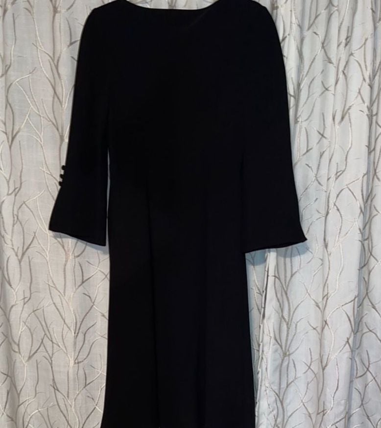 Talbots Petite Dress Size 6 Black 6
