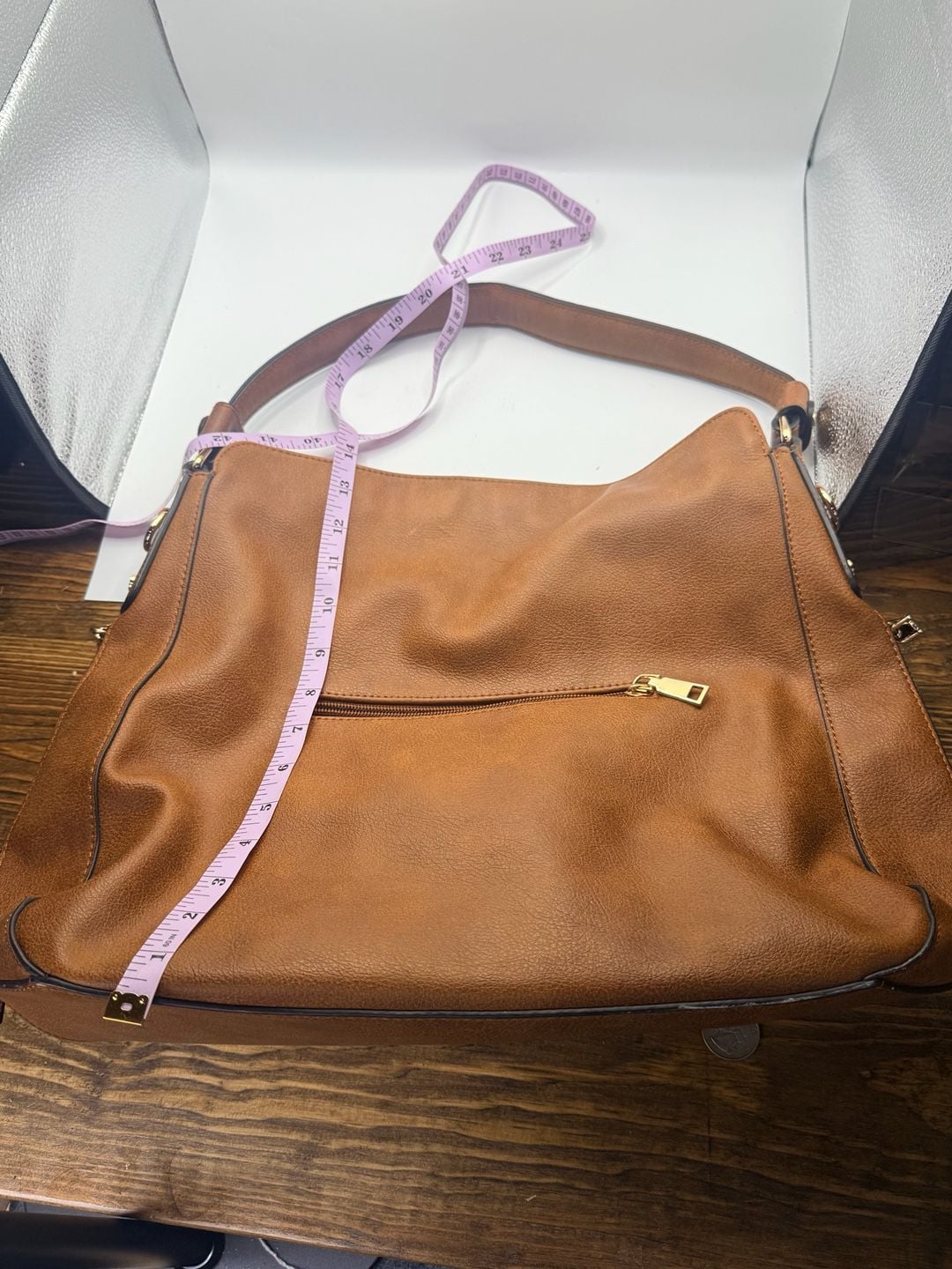 The Realer Brown Faux Leather Shoulder Bag 2