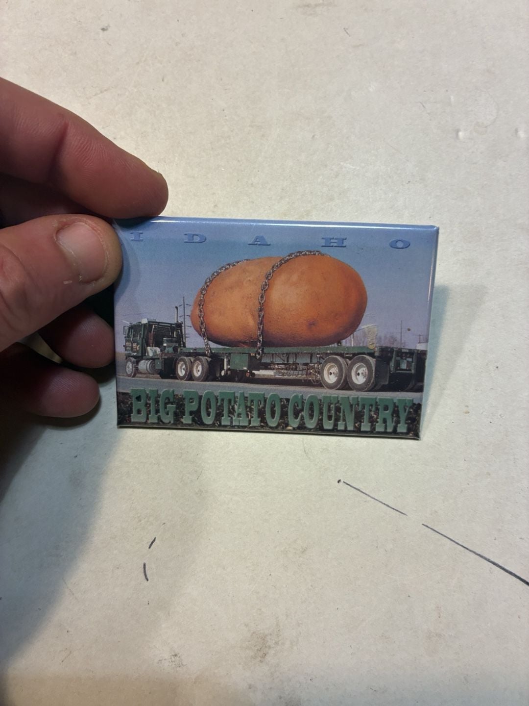 Idaho Big Potato Country Souvenir Refrigerator Magnet 1