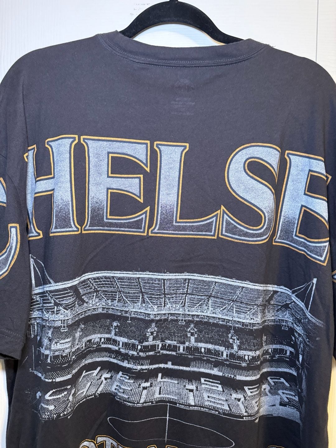 Chelsea Football Club Official Merchandise T-Shirt XL Black Stadium Graphic 7