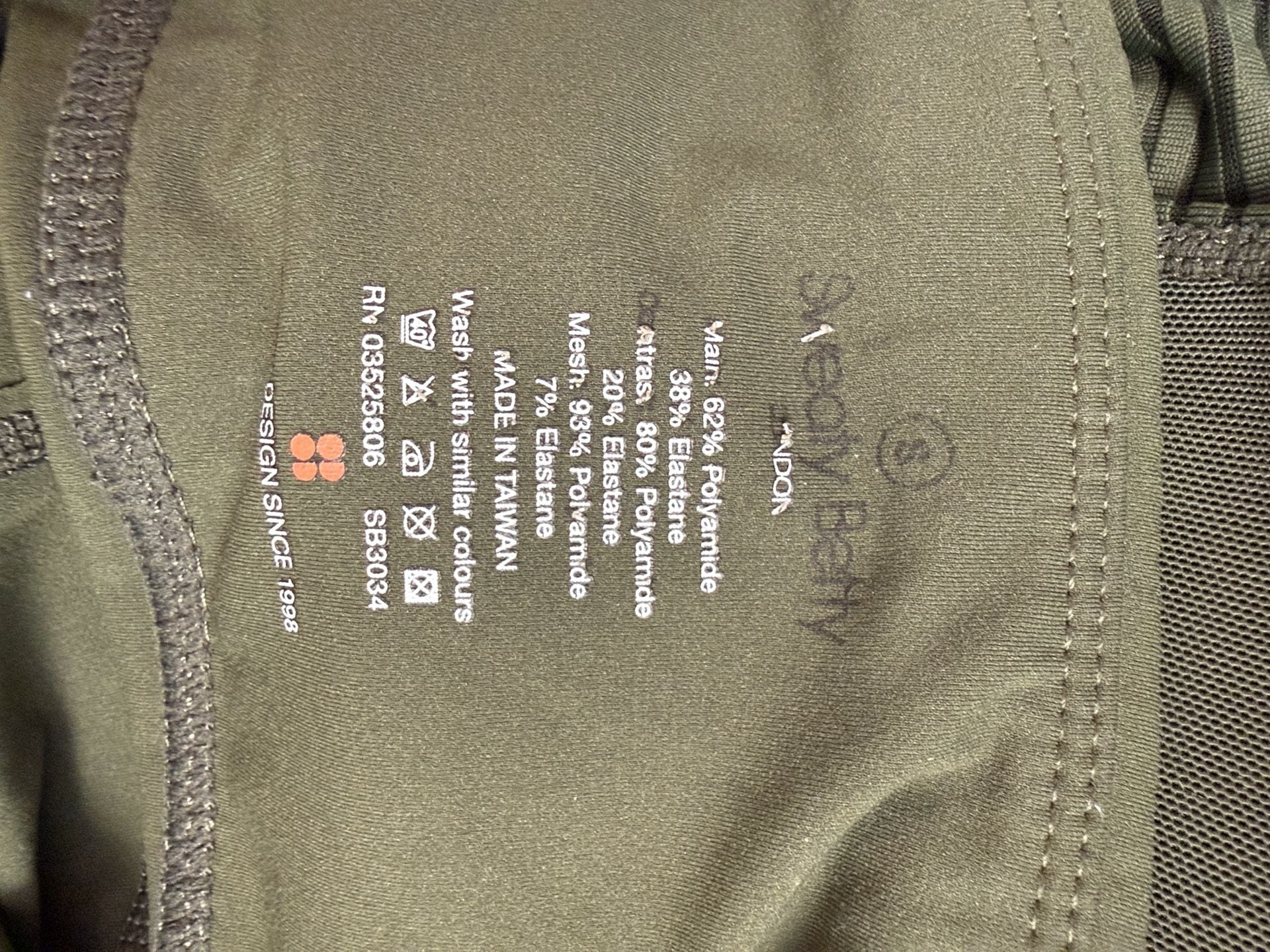 Sweaty Betty Leggings Size S Green Mesh Panels Activewear 4
