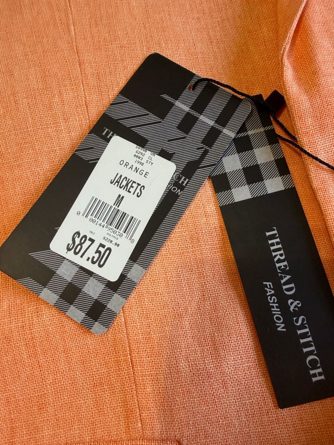 Thread & Supply Blazer Size M Orange 5