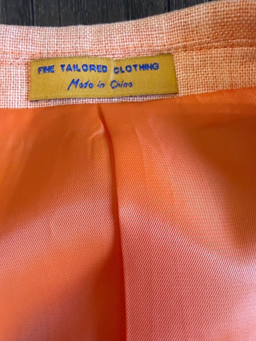 Thread & Supply Blazer Size M Orange 9
