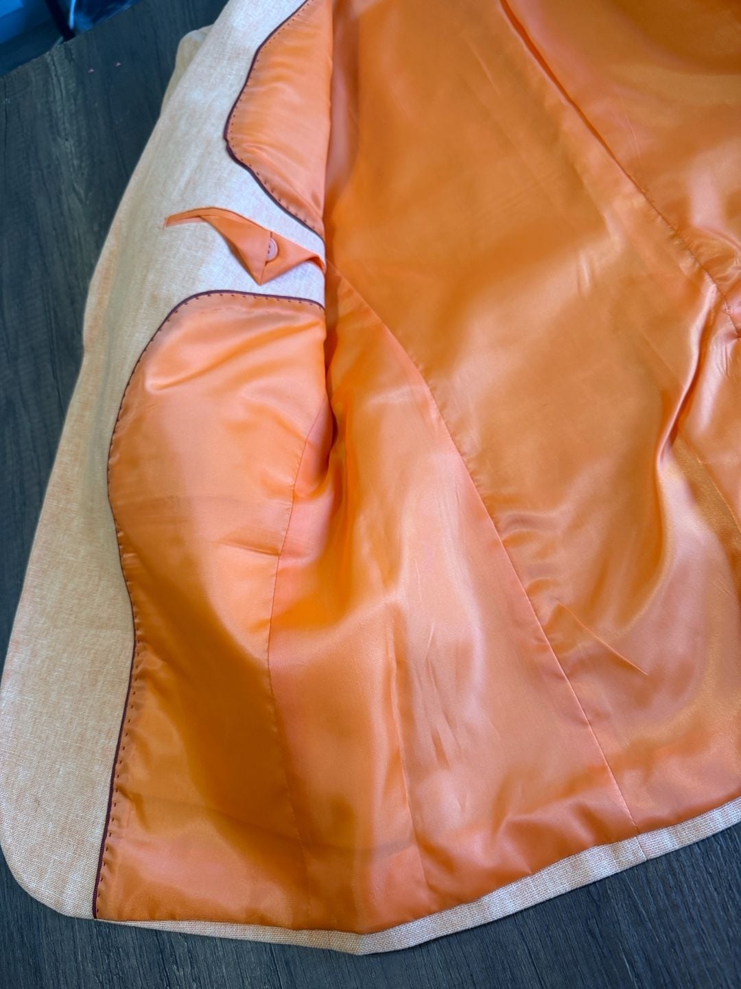 Thread & Supply Blazer Size M Orange 12