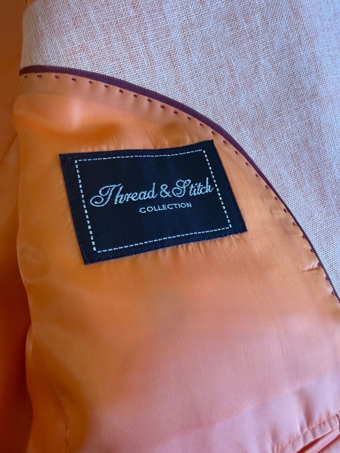 Thread & Supply Blazer Size M Orange 13