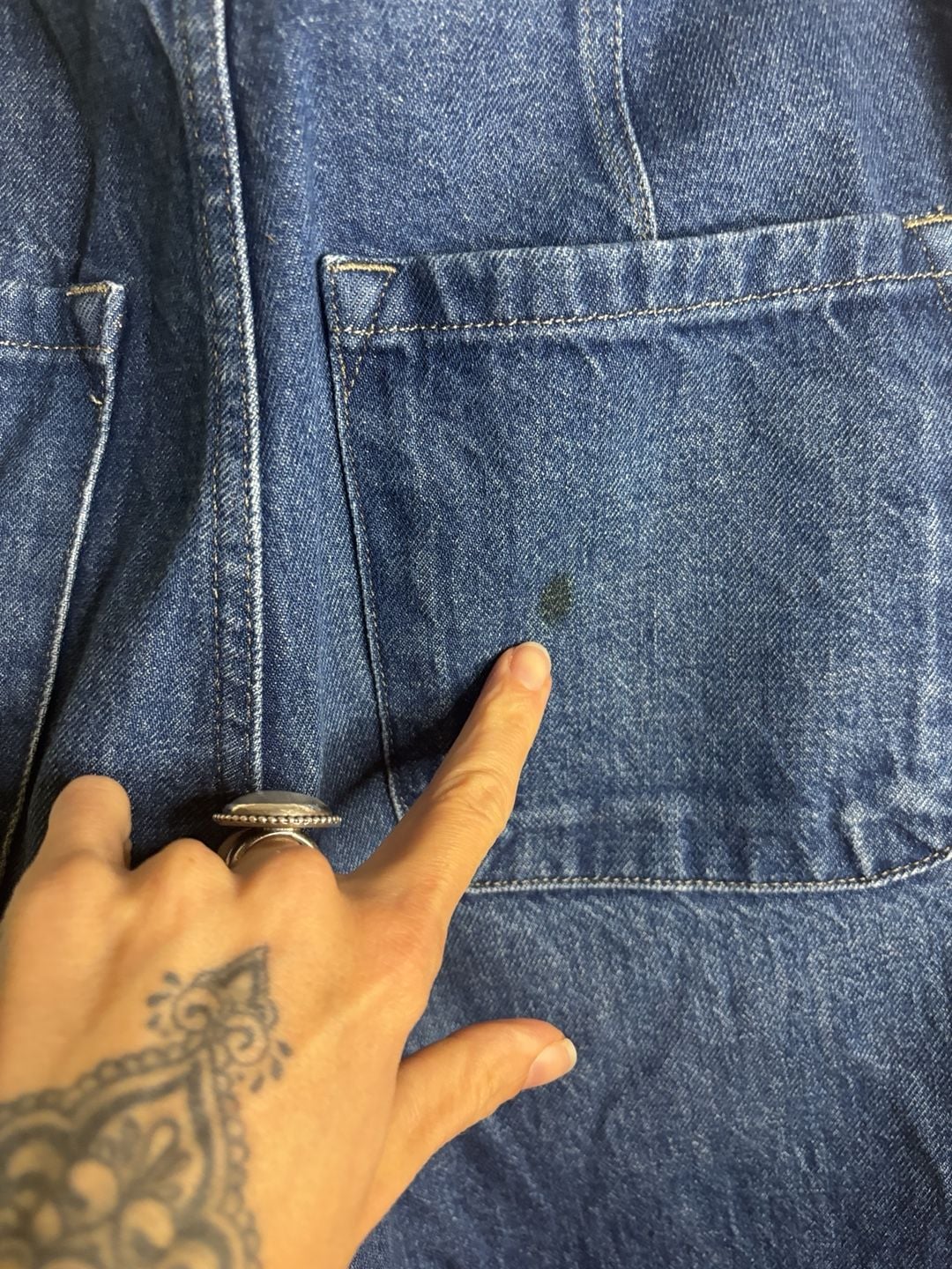 Poetry Wide Leg Jeans Size 30 Blue Cotton High Rise Denim Pants 6