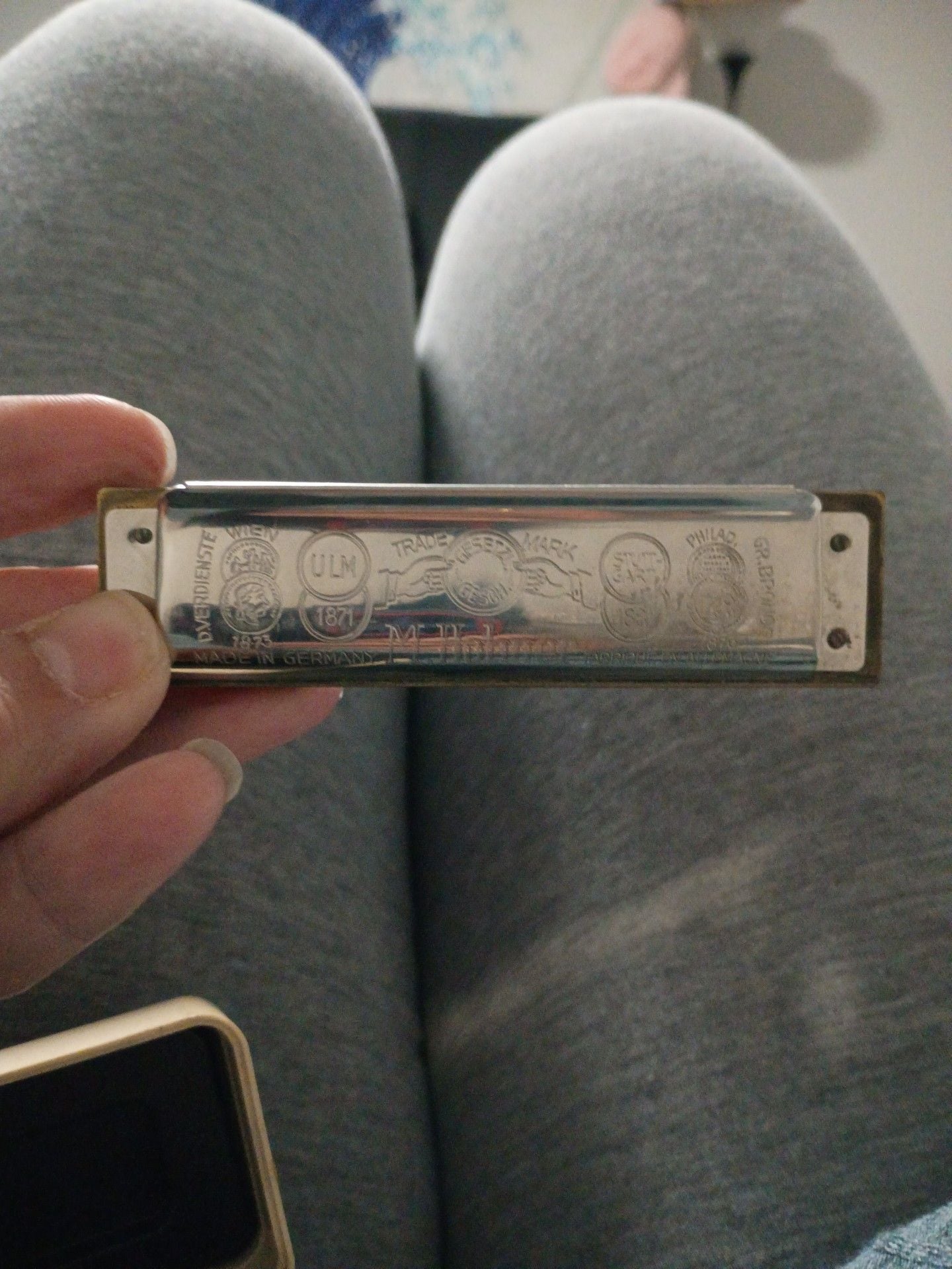 Hohner Marine Band No. 1896 Harmonica with Original Case 3