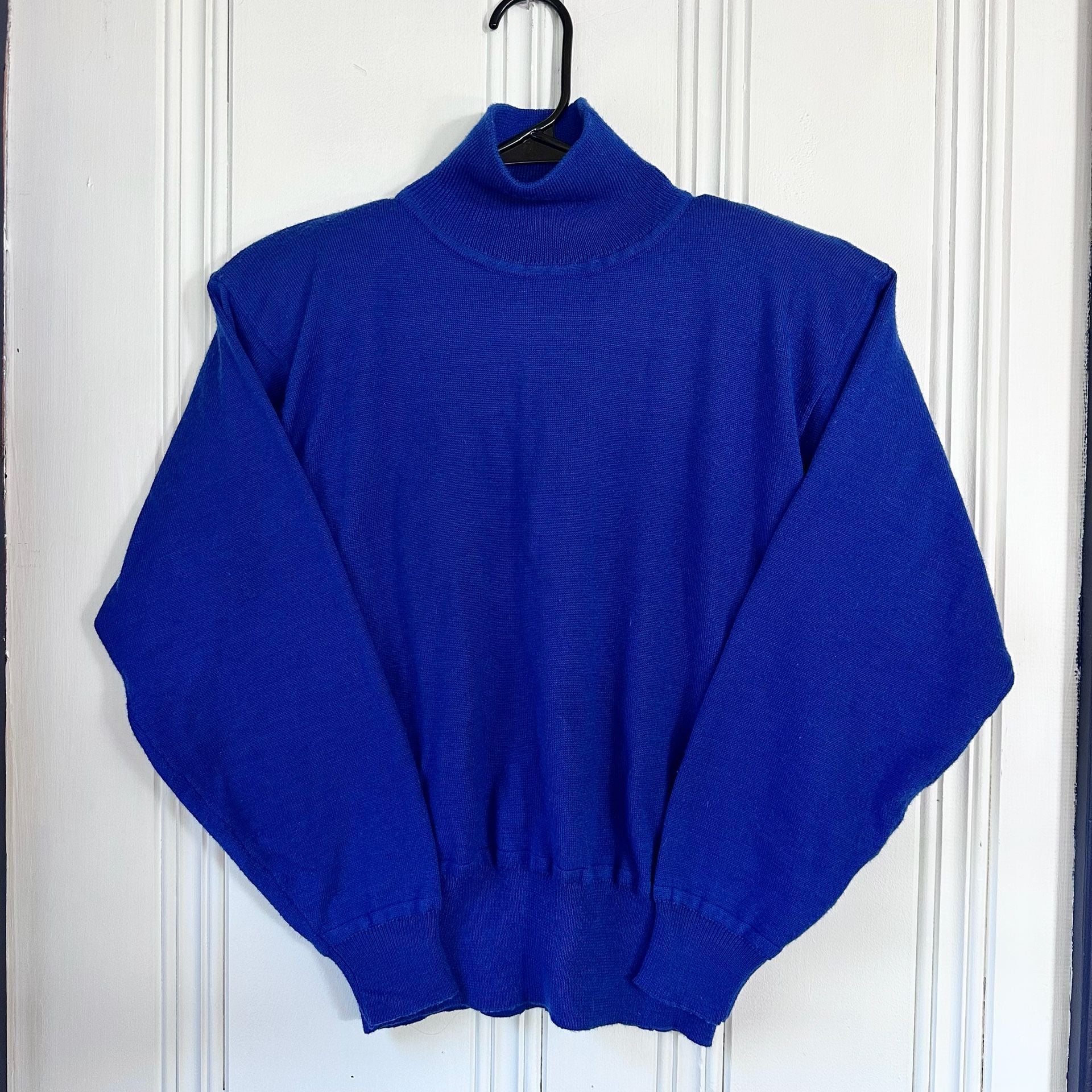 Vintage Cobalt Blue Sweater by “Autograph American Clothing”, Size L 2