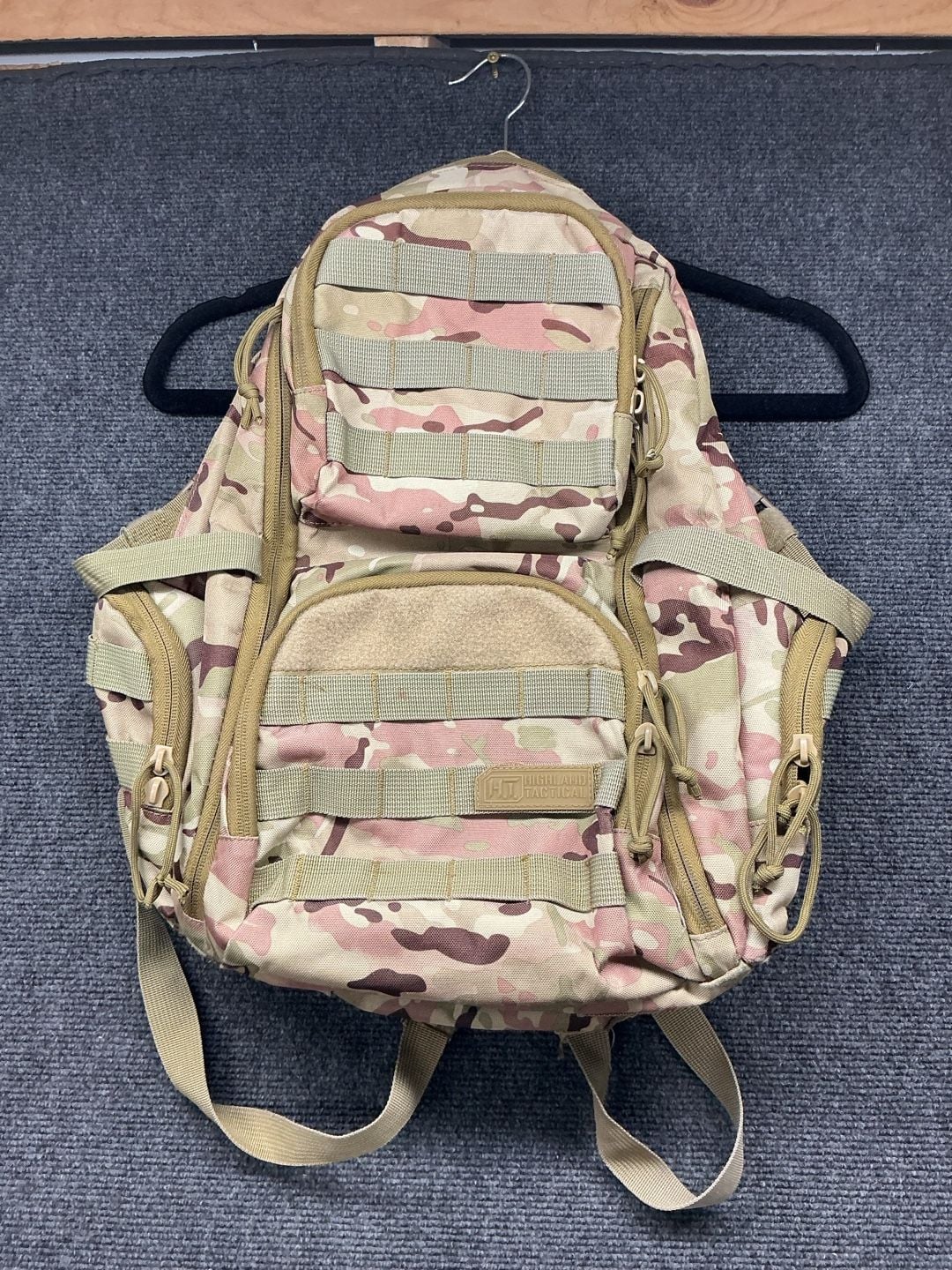 Highland Tactical Camo Tactical Backpack 2