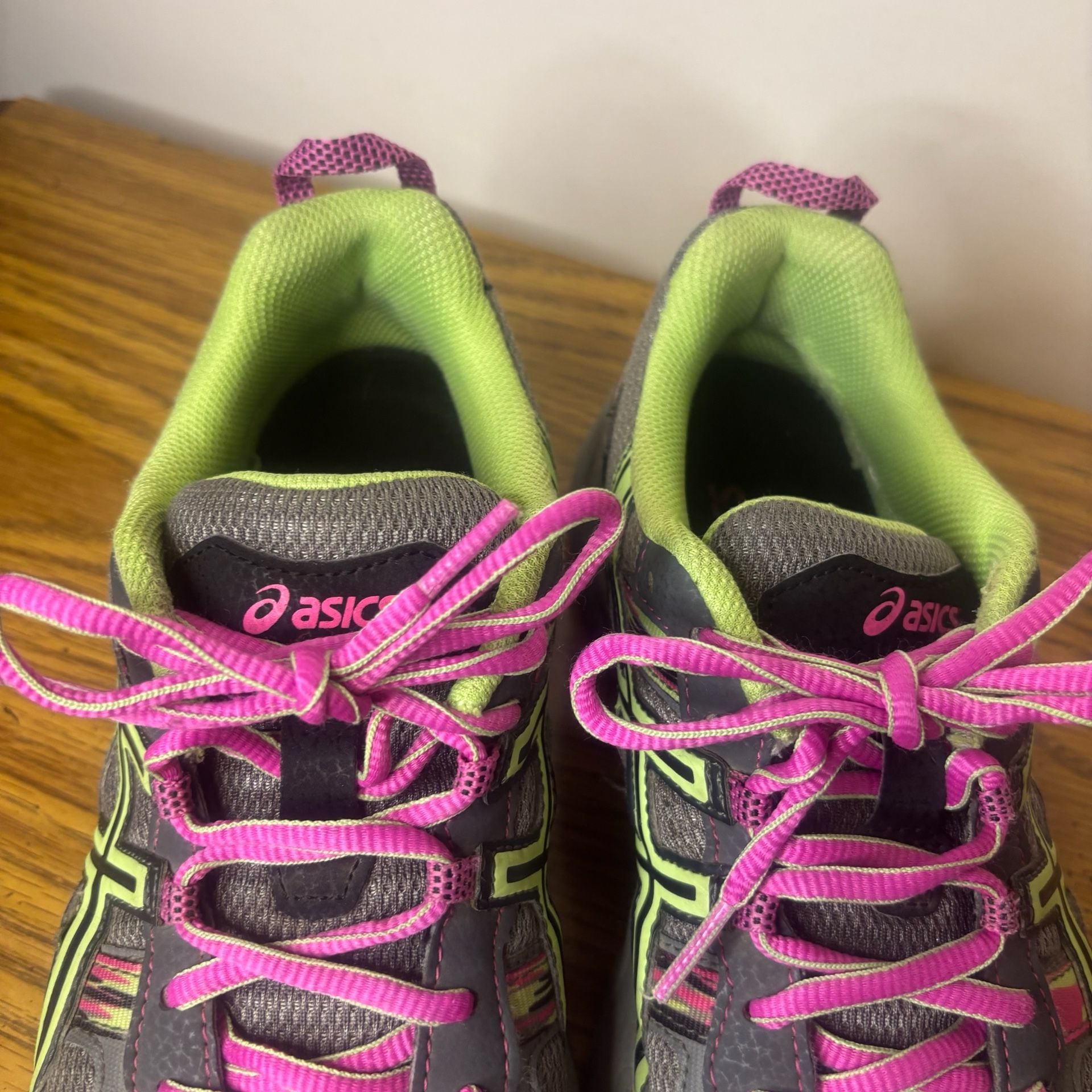ASICS Gel-Venture 5 Sneakers Grey Pink Green 7