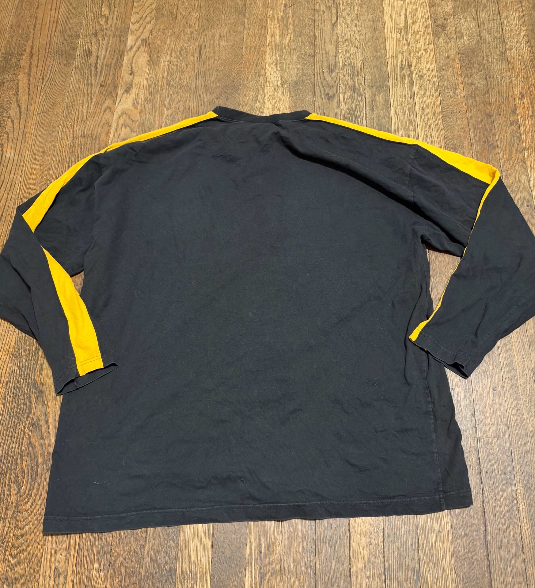NFL Pittsburgh Steelers Vintage Long Sleeve T-Shirt Black Yellow XXL 7