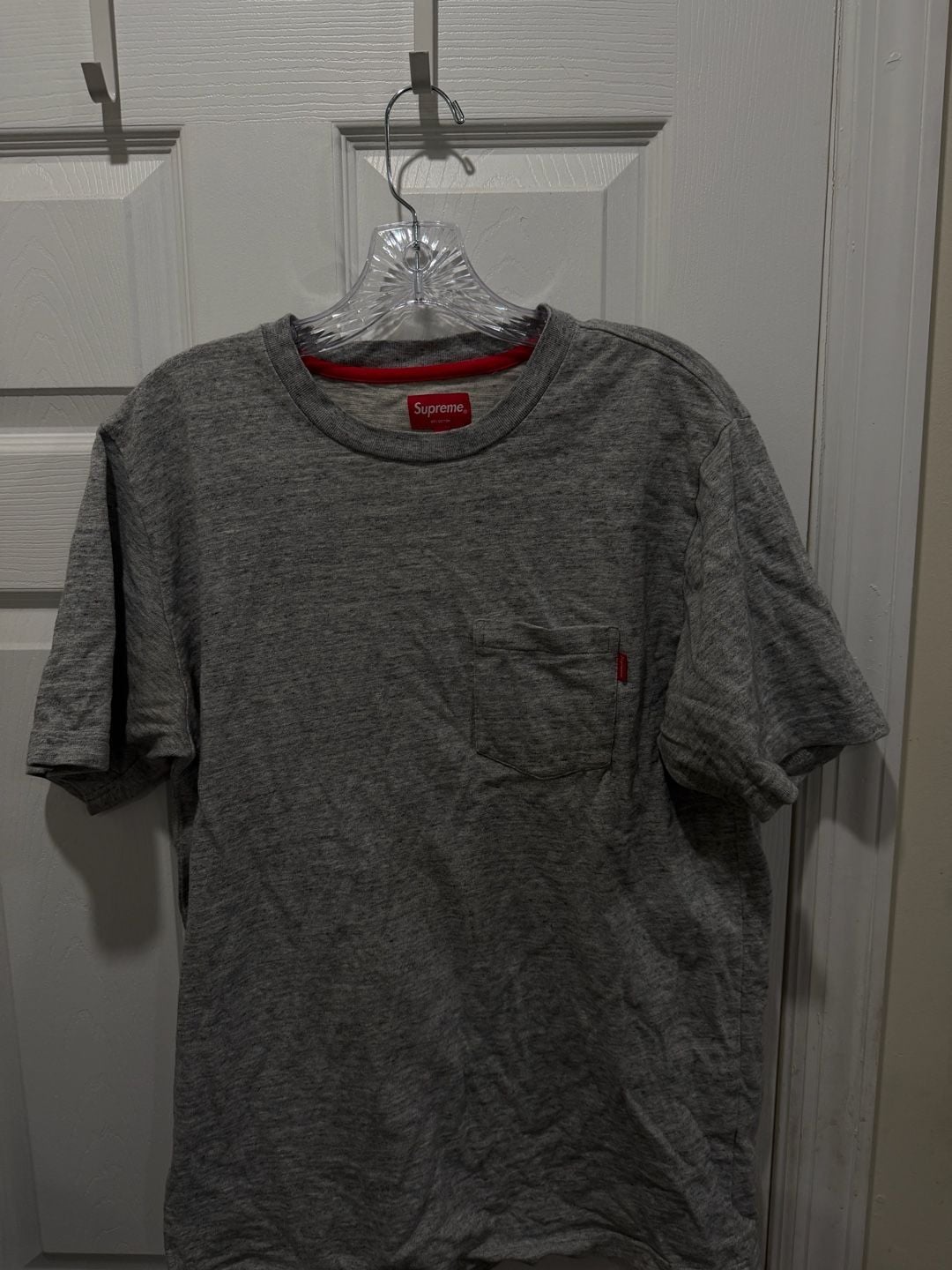 Supreme Pocket T-Shirt Gray 2