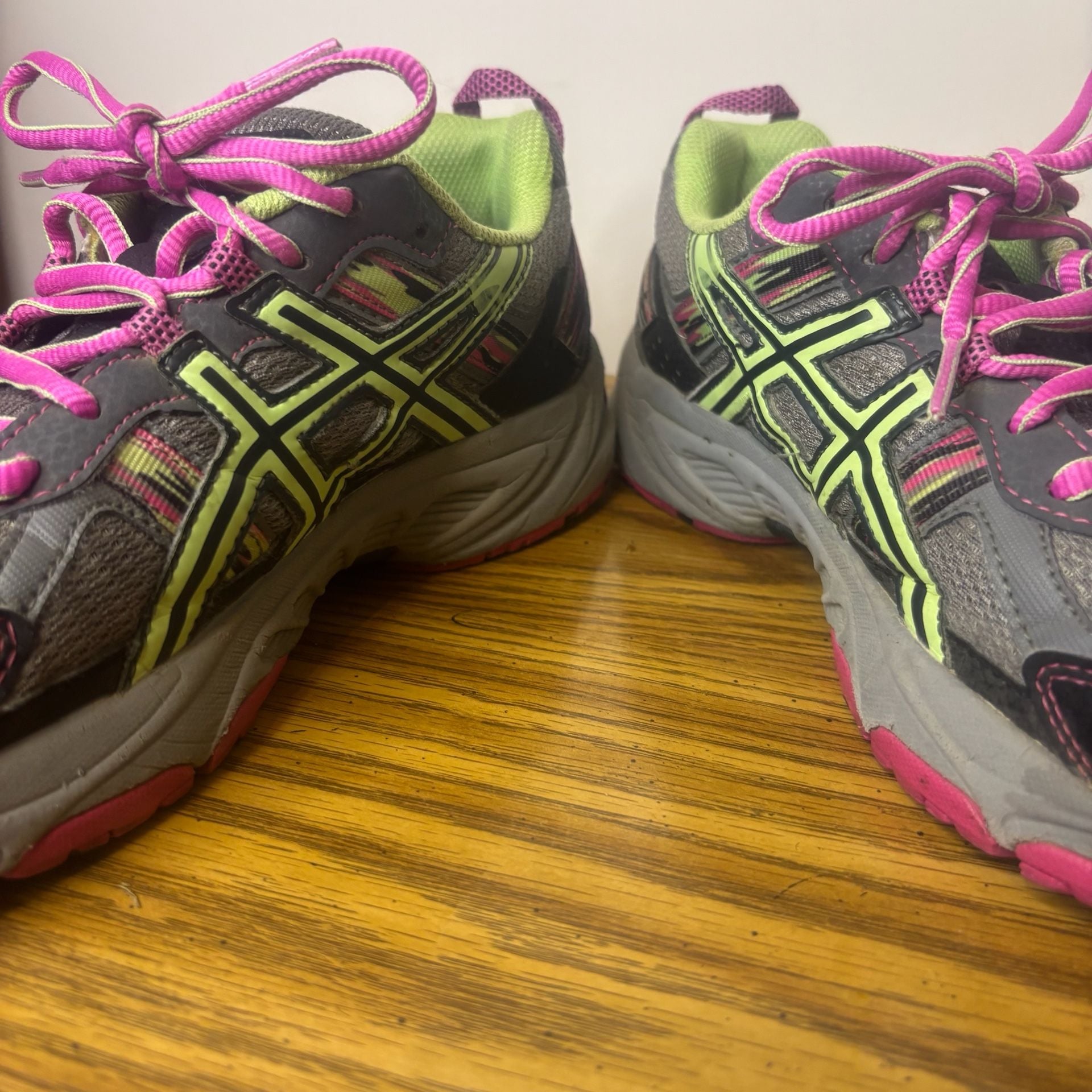 ASICS Gel-Venture 5 Sneakers Grey Pink Green 8