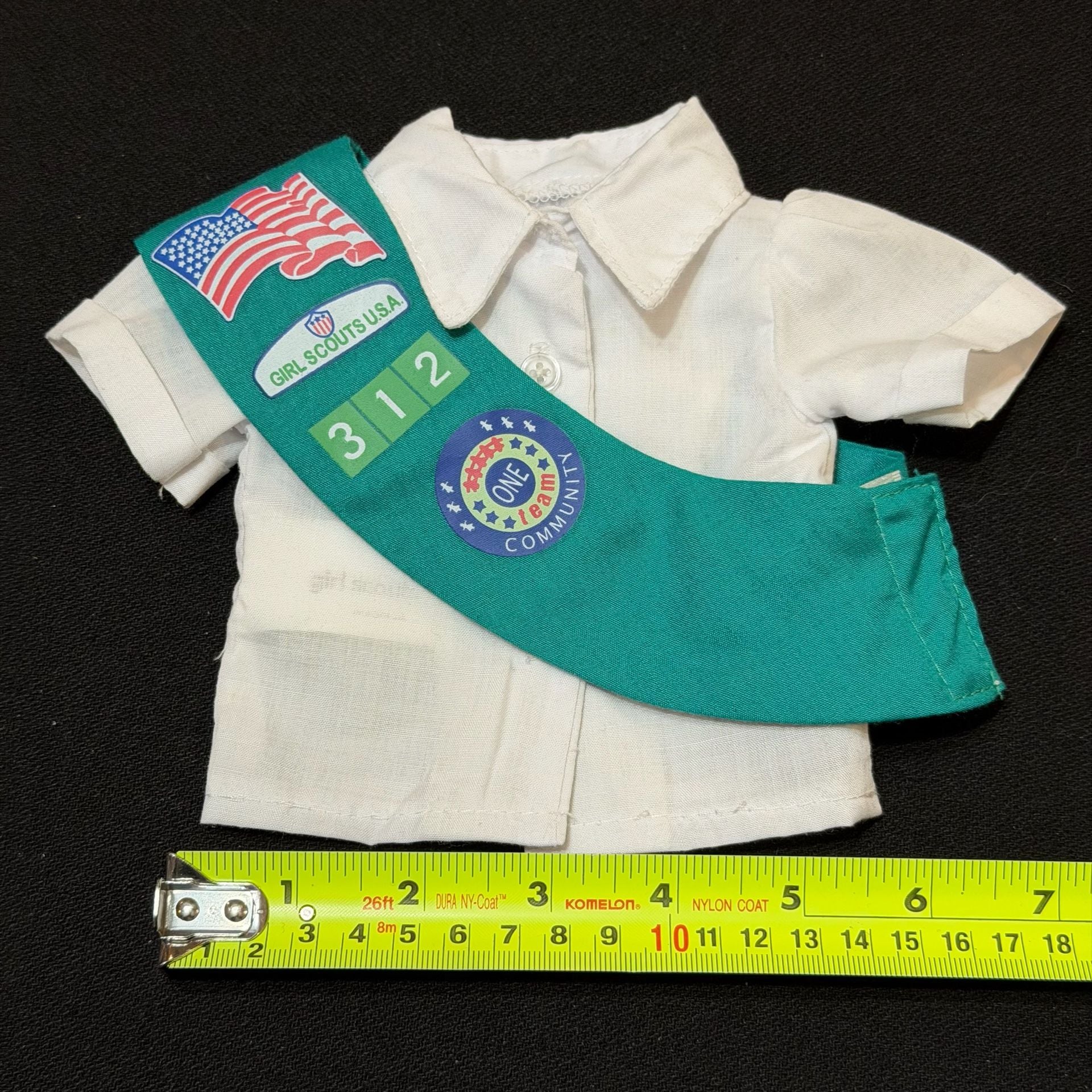 18” Doll Girl Scouts Shirt & Sash Uniform Outfit 18 Inch 5