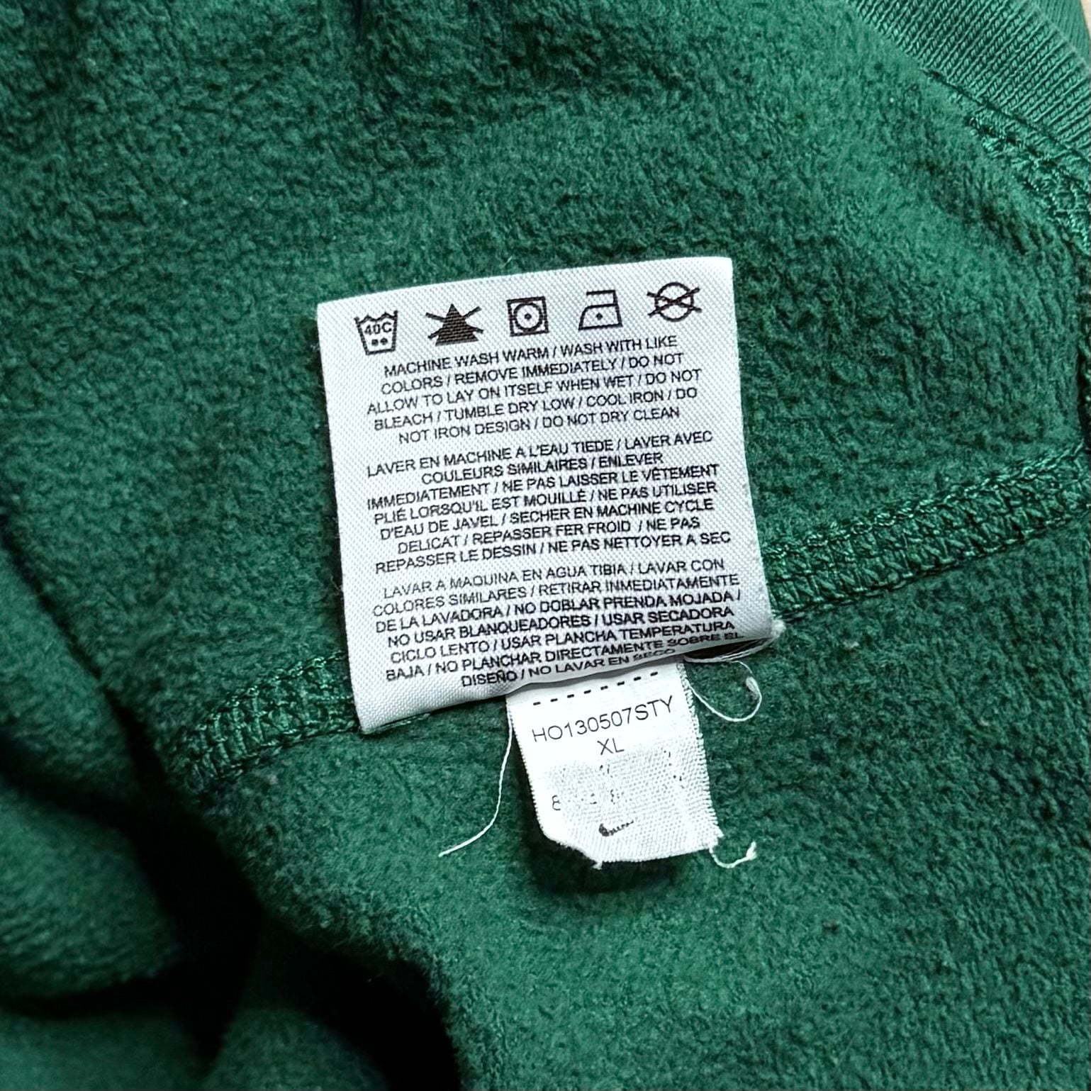 Nike Throwback Embroidered Swoosh Crewneck Sweatshirt Green Size XL 7