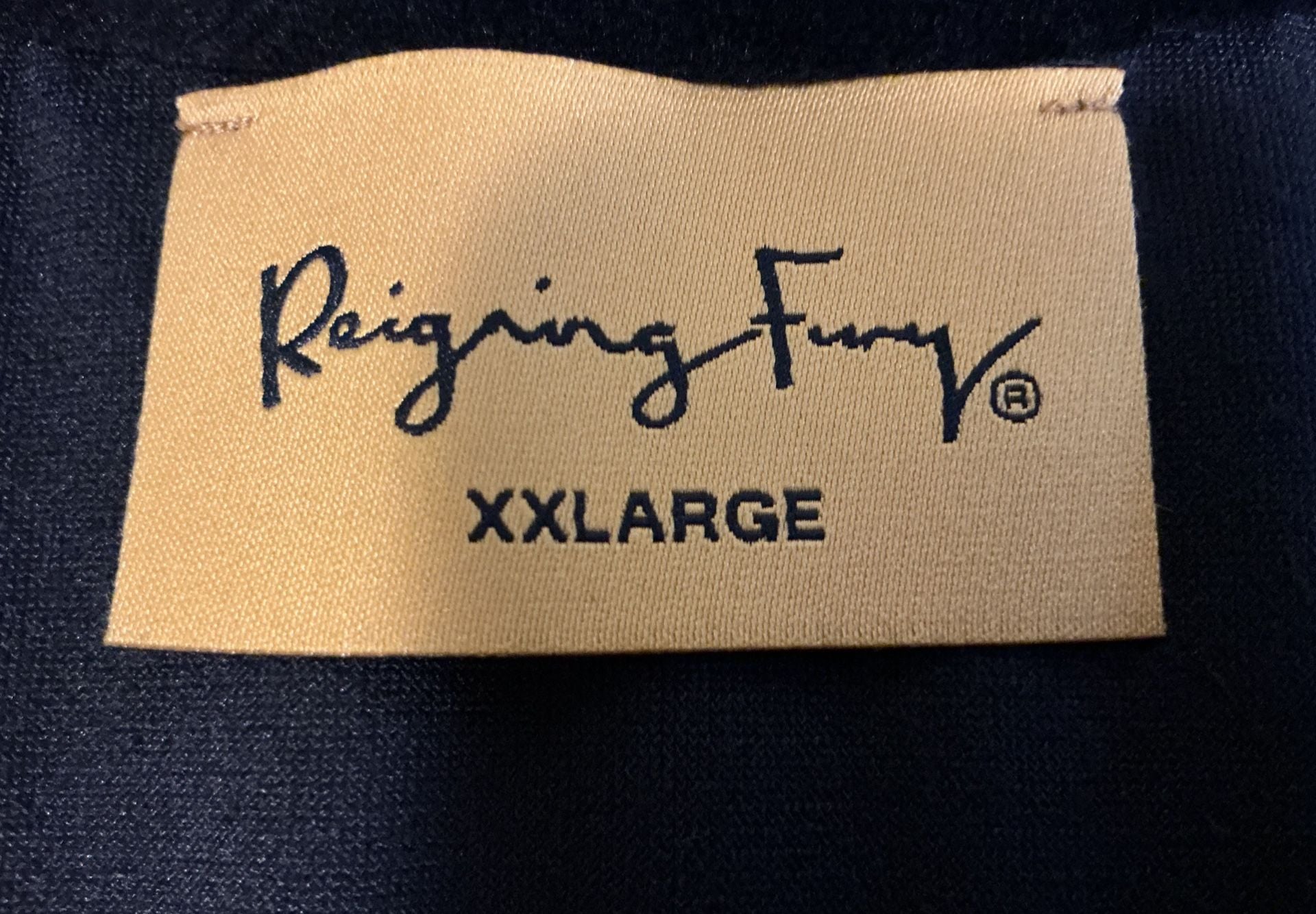 Reigning Fury Black Gold Velour Full-Zip Track Jacket 7