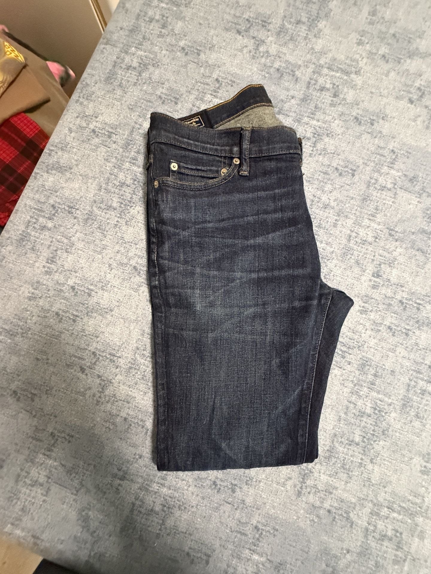 Abercrombie & Fitch Felix Super Slim Jeans 32x30 Dark Wash Stretch 6
