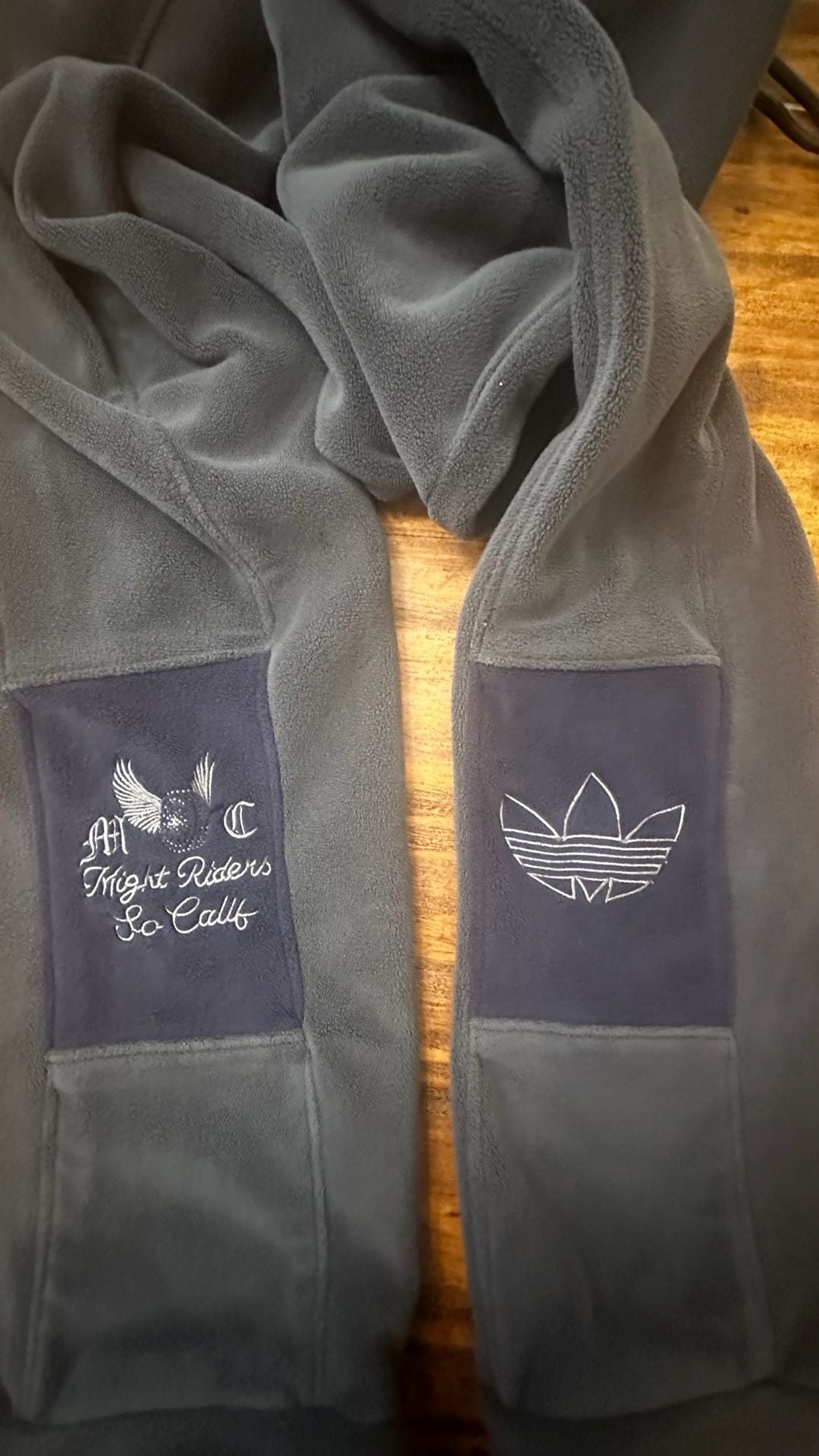 Adidas Fleece Joggers Size L 4