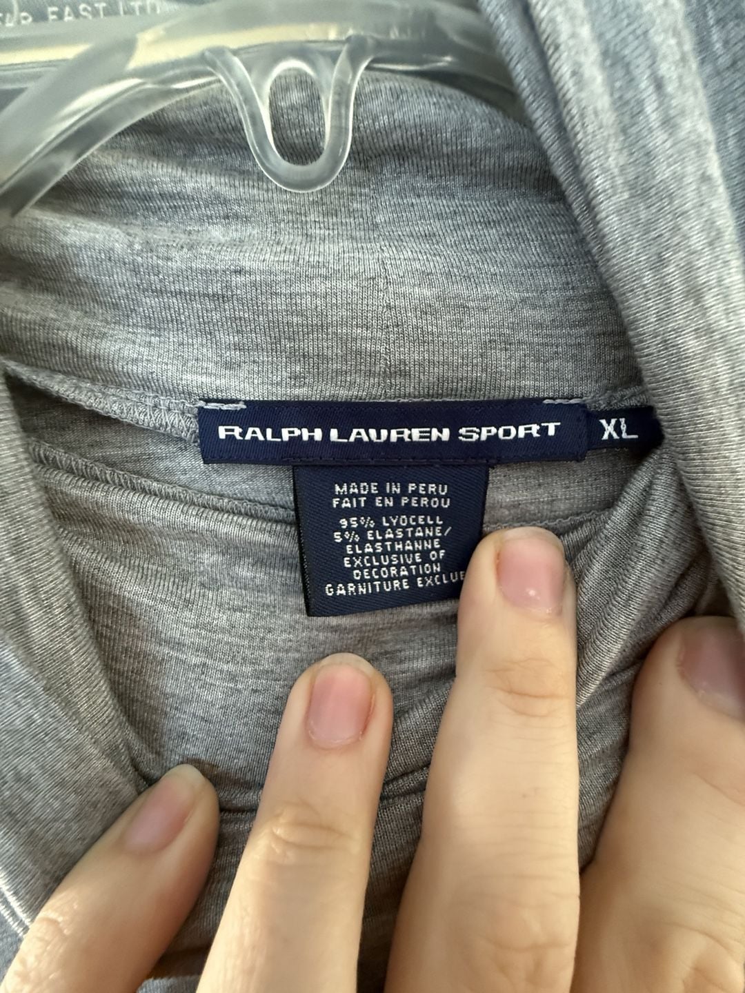 Ralph Lauren Sport Turtleneck Size XL Grey Lyocell Blend Long Sleeve 5