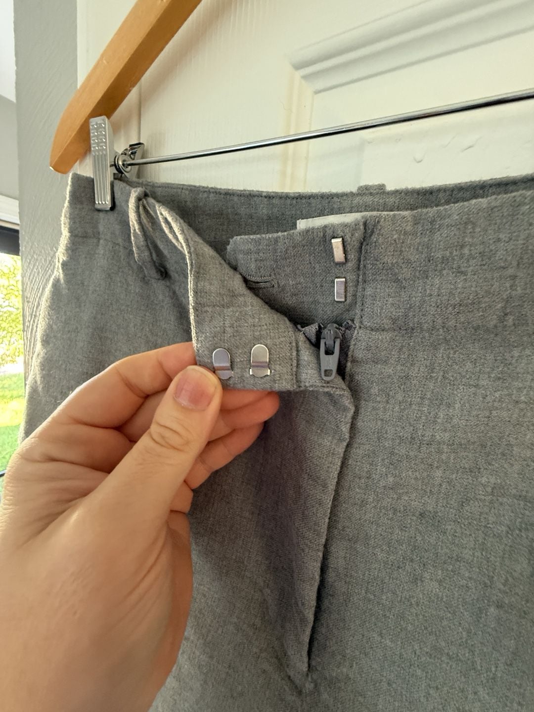 Banana Republic Gray Wool Dress Pants 4