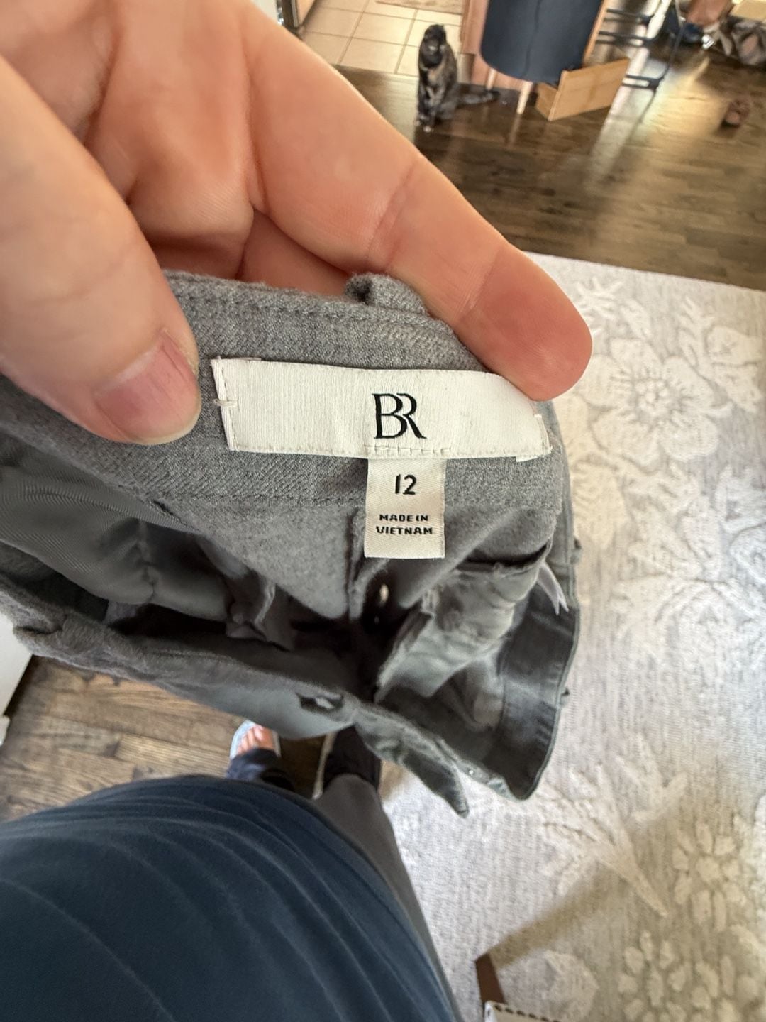 Banana Republic Gray Wool Dress Pants 9