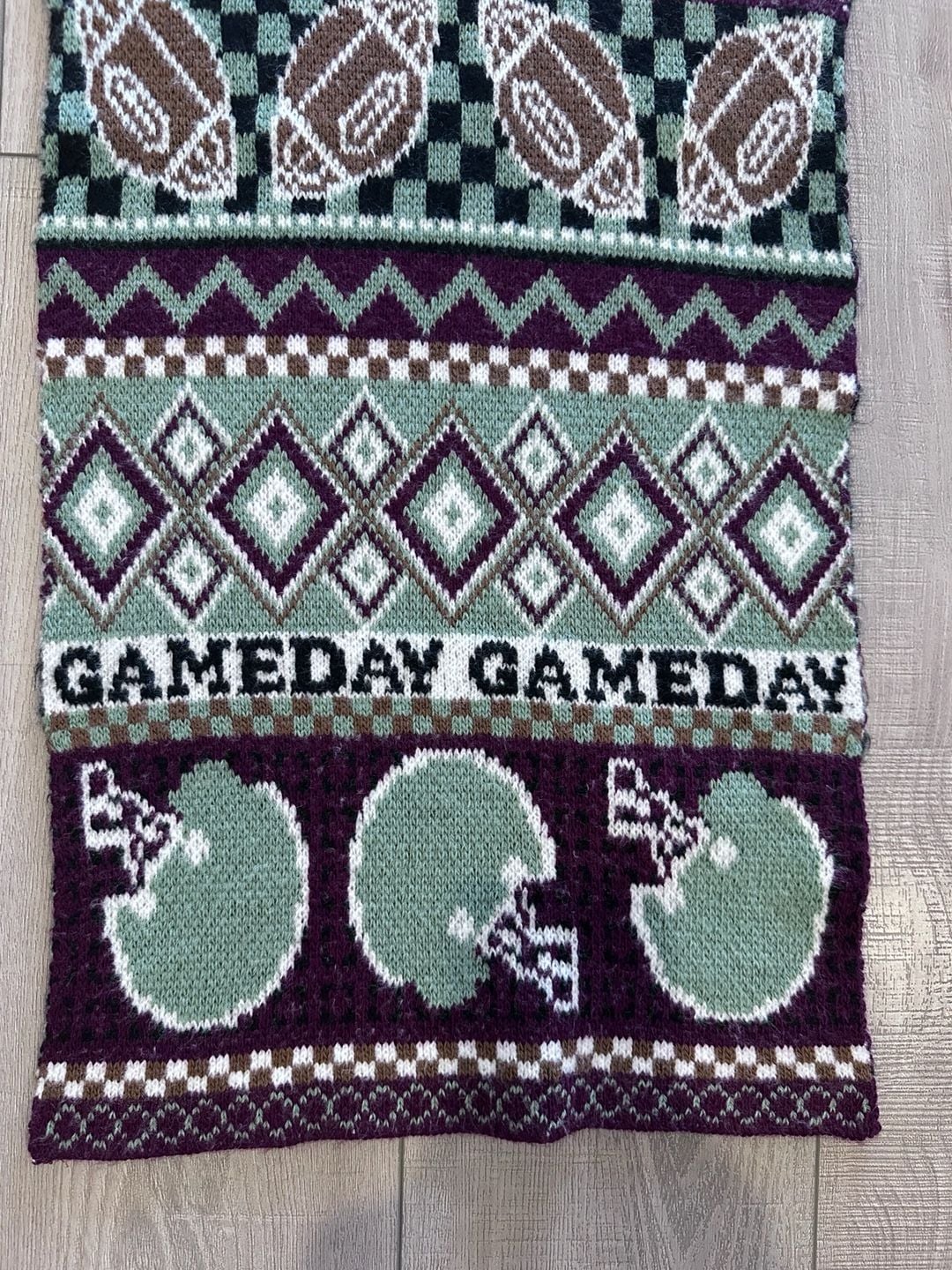 Anthro Daily Practice Game Day Scarf 2
