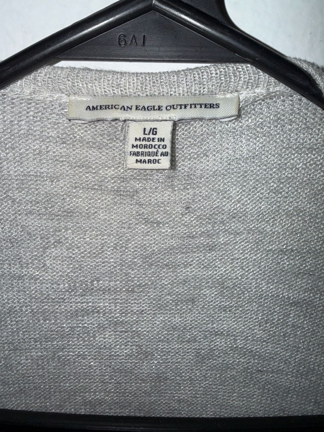 American Eagle Outfitters Cardigan Size L Gray 4