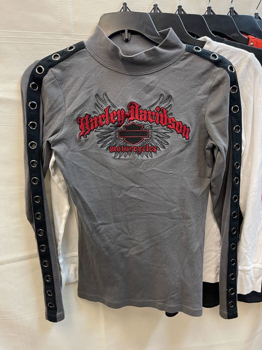 14pc Small 4-6 Vintage Harley Davidson Bundle Long Sleeve Shirts Hoodies Graphic T 2000s 12