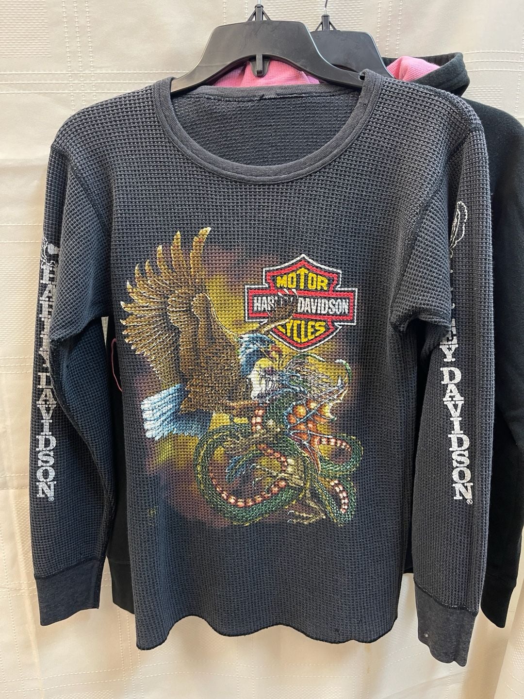 14pc Small 4-6 Vintage Harley Davidson Bundle Long Sleeve Shirts Hoodies Graphic T 2000s 16