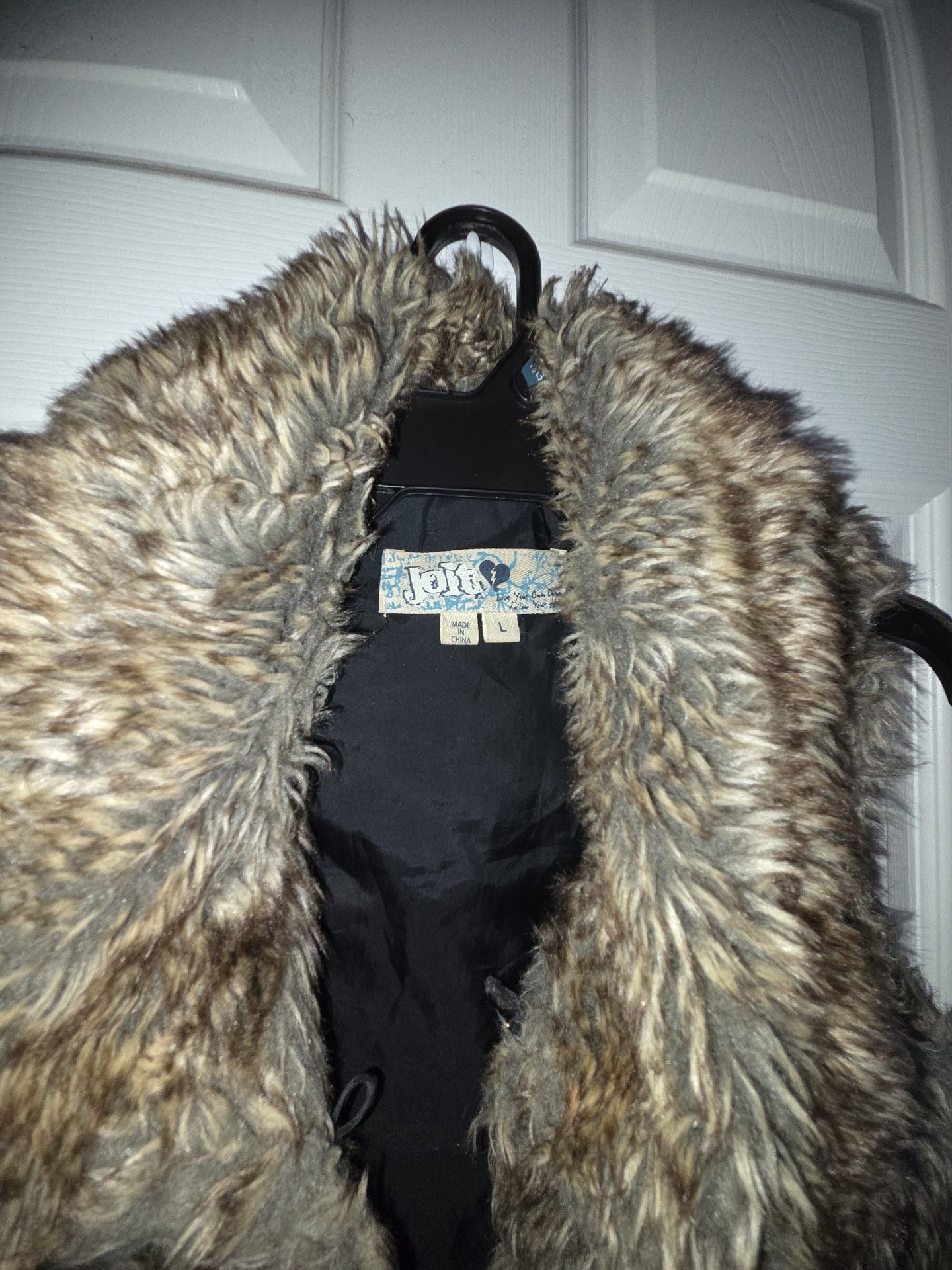Jolt Faux Fur Vest Size L Brown 3
