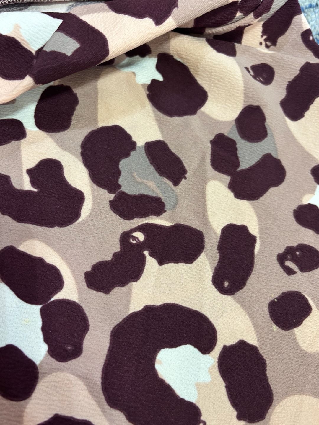 LuLaRoe Animal Print Skirt Size 2XL Pink Brown Leopard 5