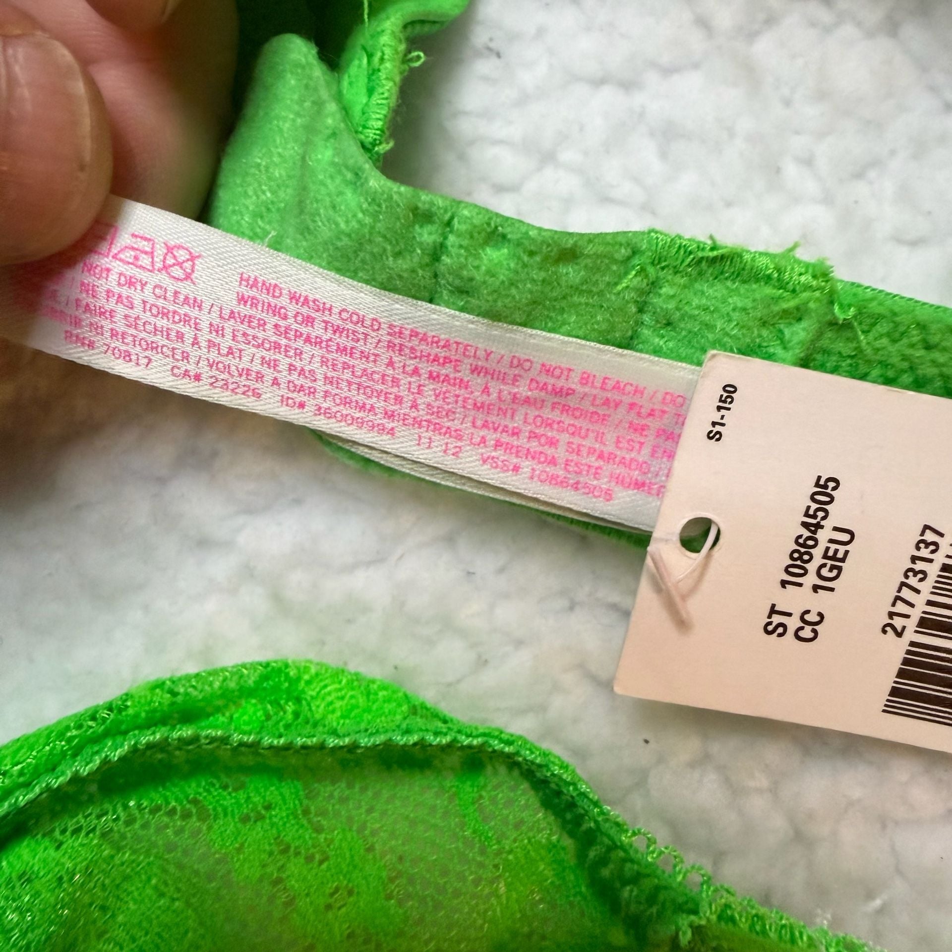 Victoria's Secret PINK Rhinestone Shamrock Bra and Panty Set 4