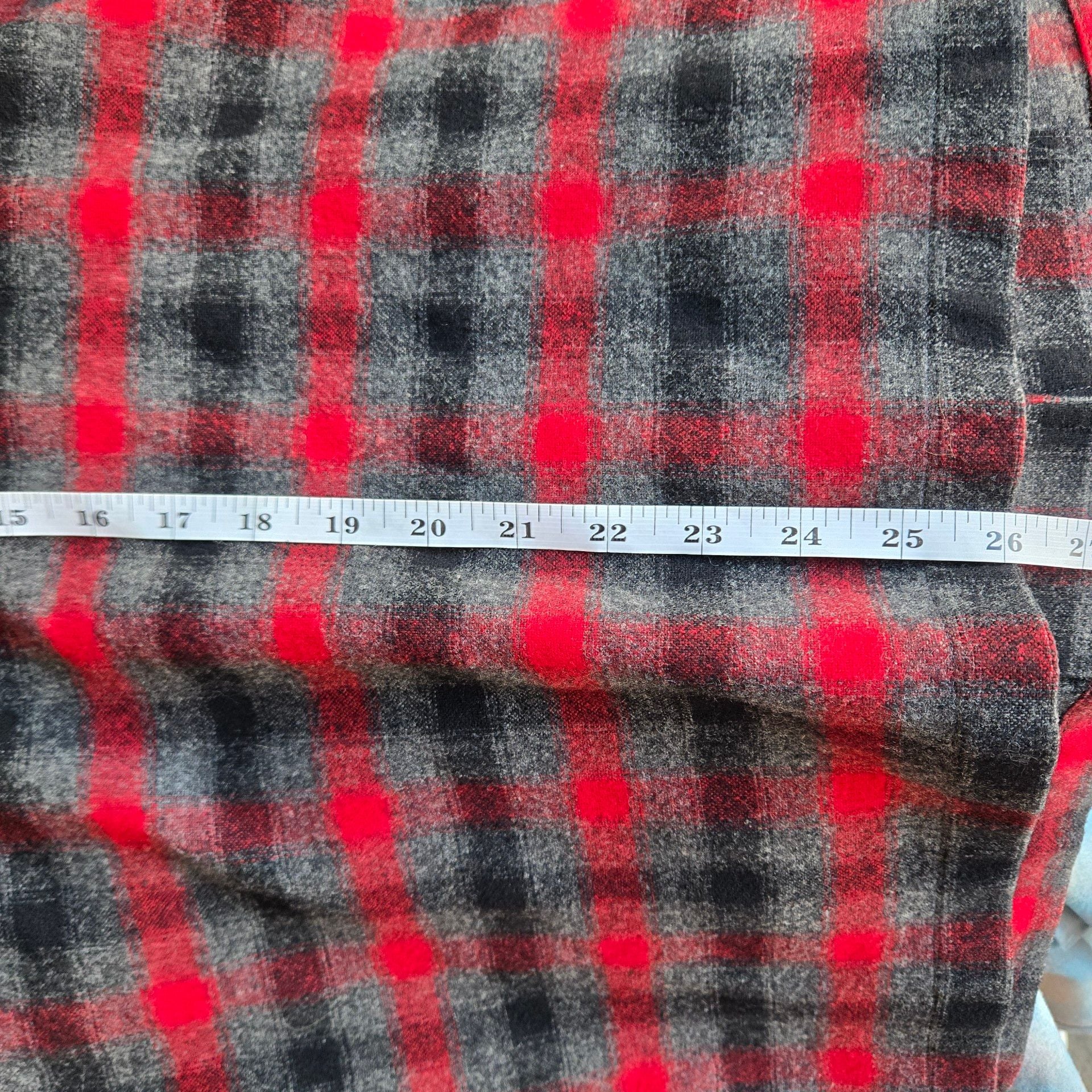 Pendleton Vintage 1950s 49er Wool Jacket Red Black Plaid 5