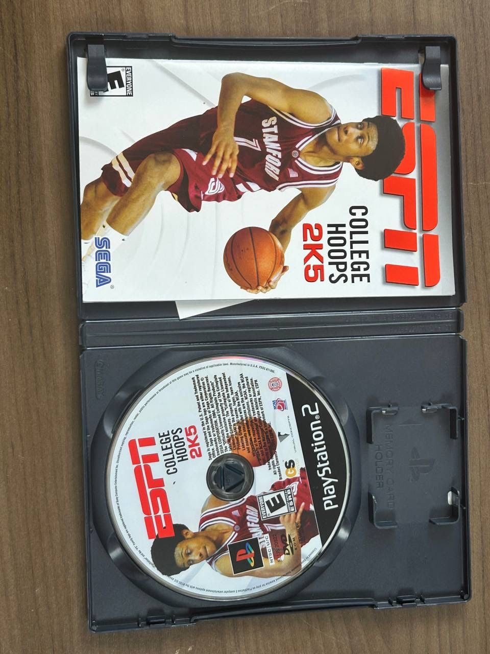 ESPN College Hoops 2K5 PS2 PlayStation 2 Game w/ Manual Case Ex-Rental 2