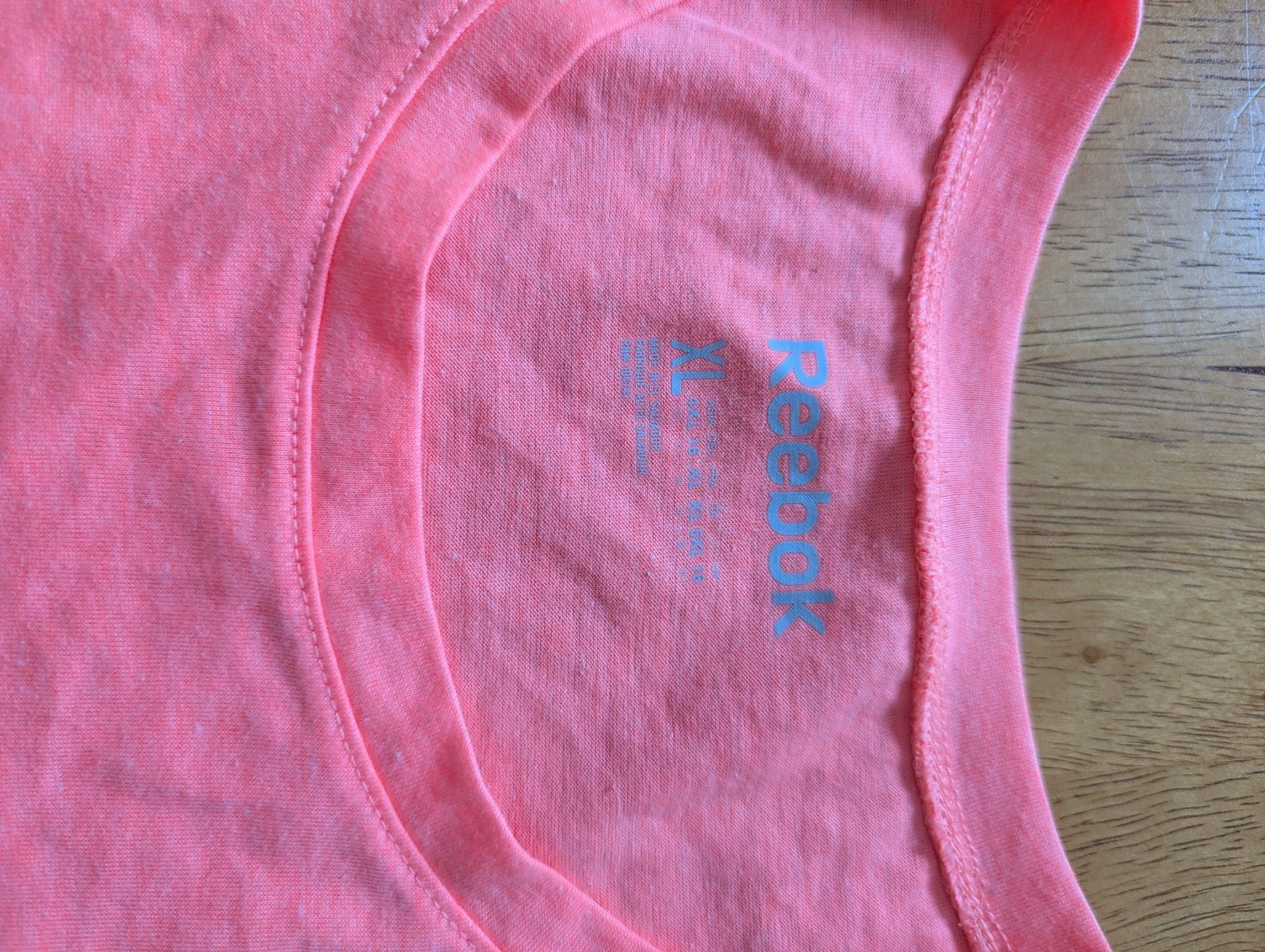 Reebok Tank Top Size XL Pink Athletic Workout Shirt 4