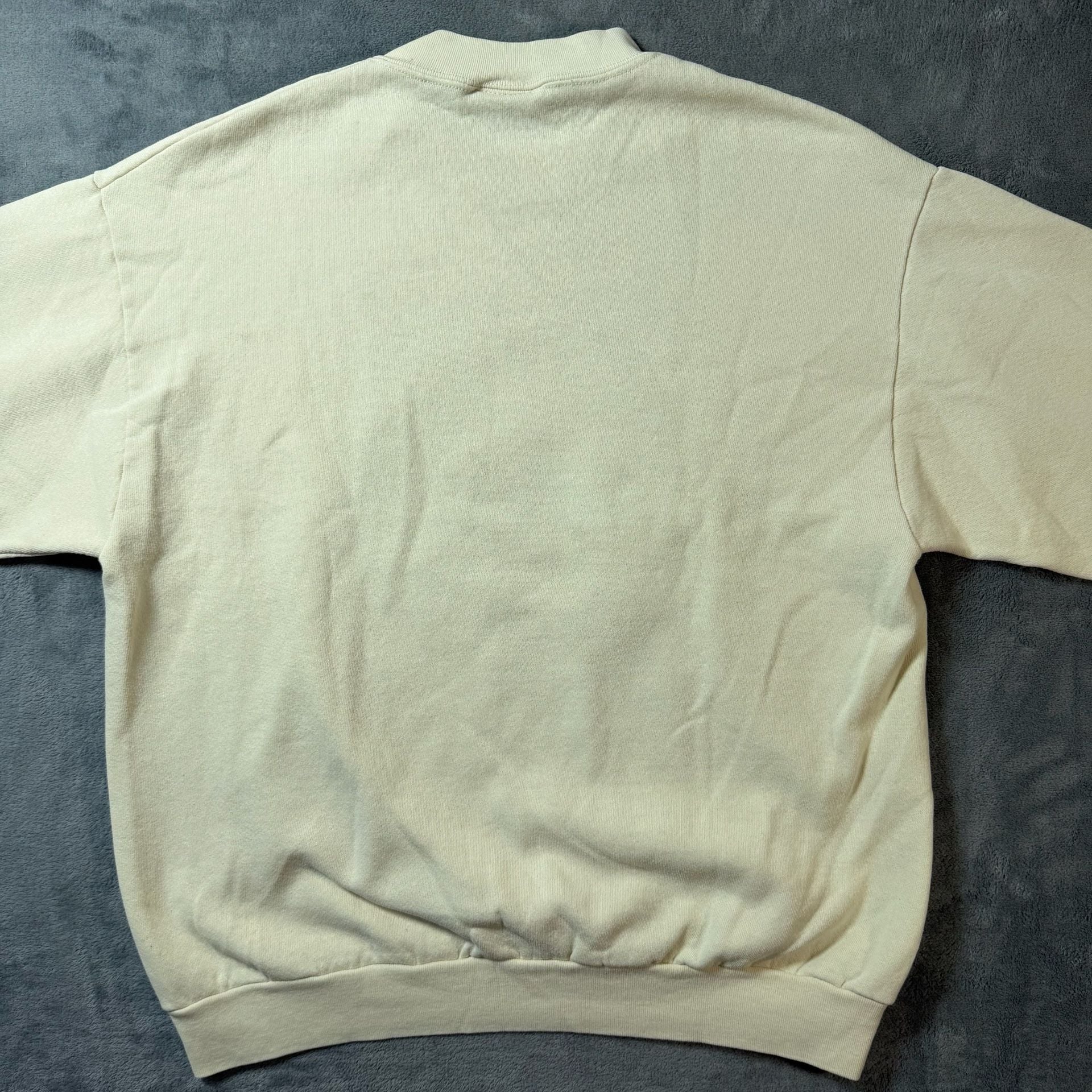 VTG 1989 Ray Troll Preserve The Balance Sweatshirt Cream Crewneck L USA Lee Art 9
