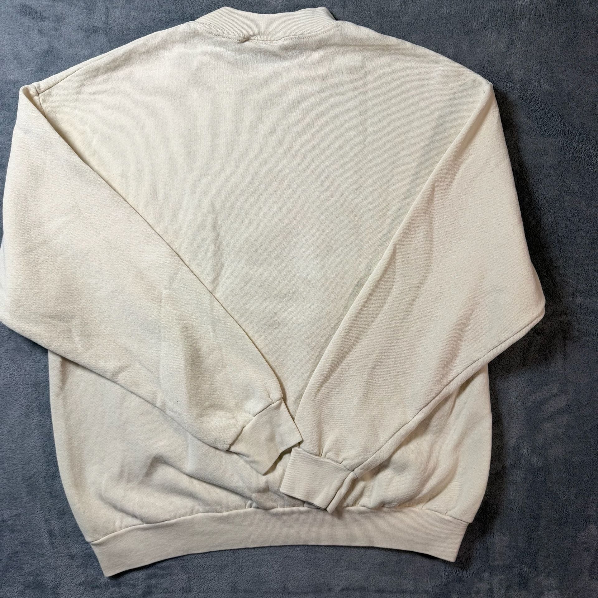 VTG 1989 Ray Troll Preserve The Balance Sweatshirt Cream Crewneck L USA Lee Art 10