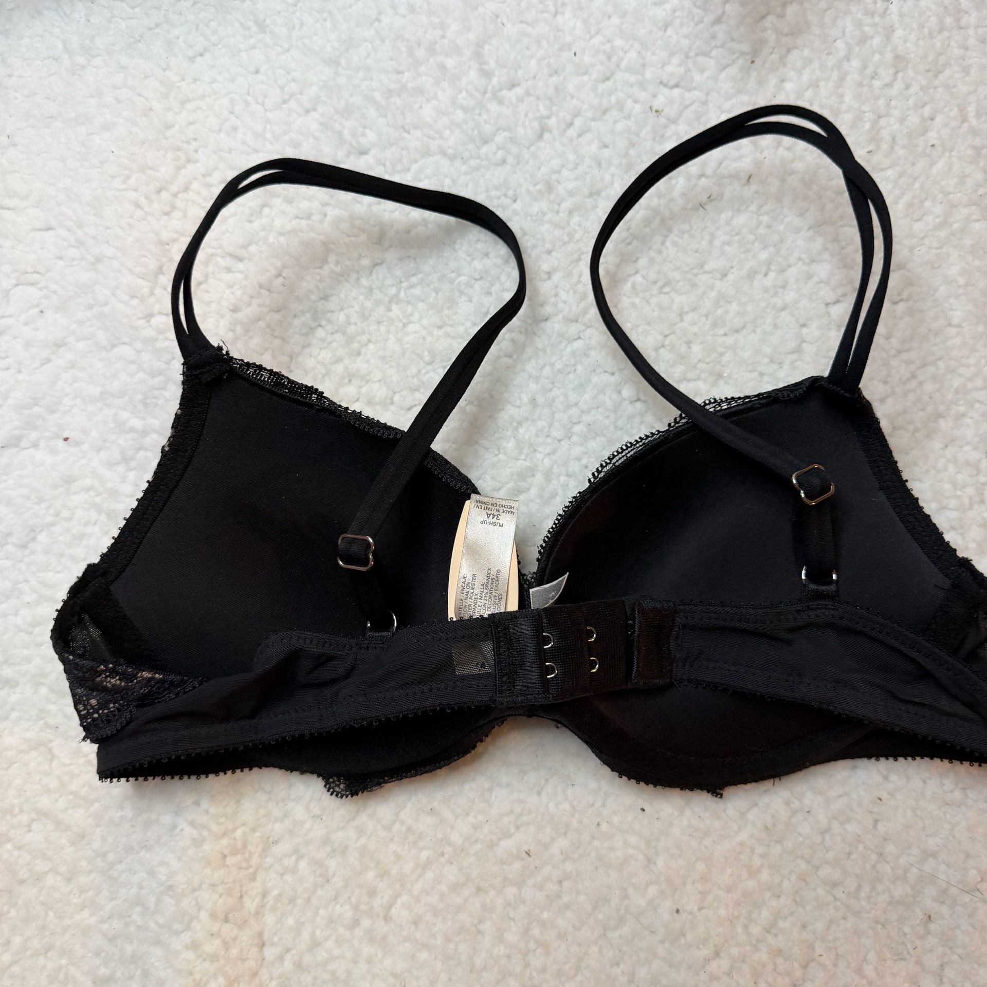 Victoria's Secret Lace Bra Black 3