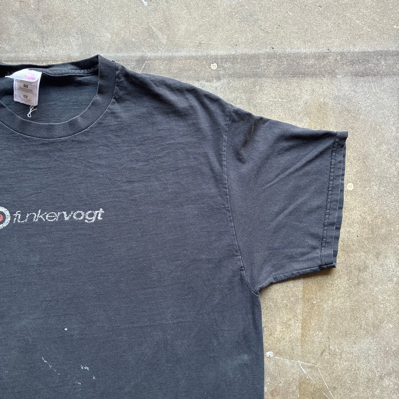 Vintage 1990’s FunkerVogt T-Shirt Size XL Black Graphic Band Tee 3