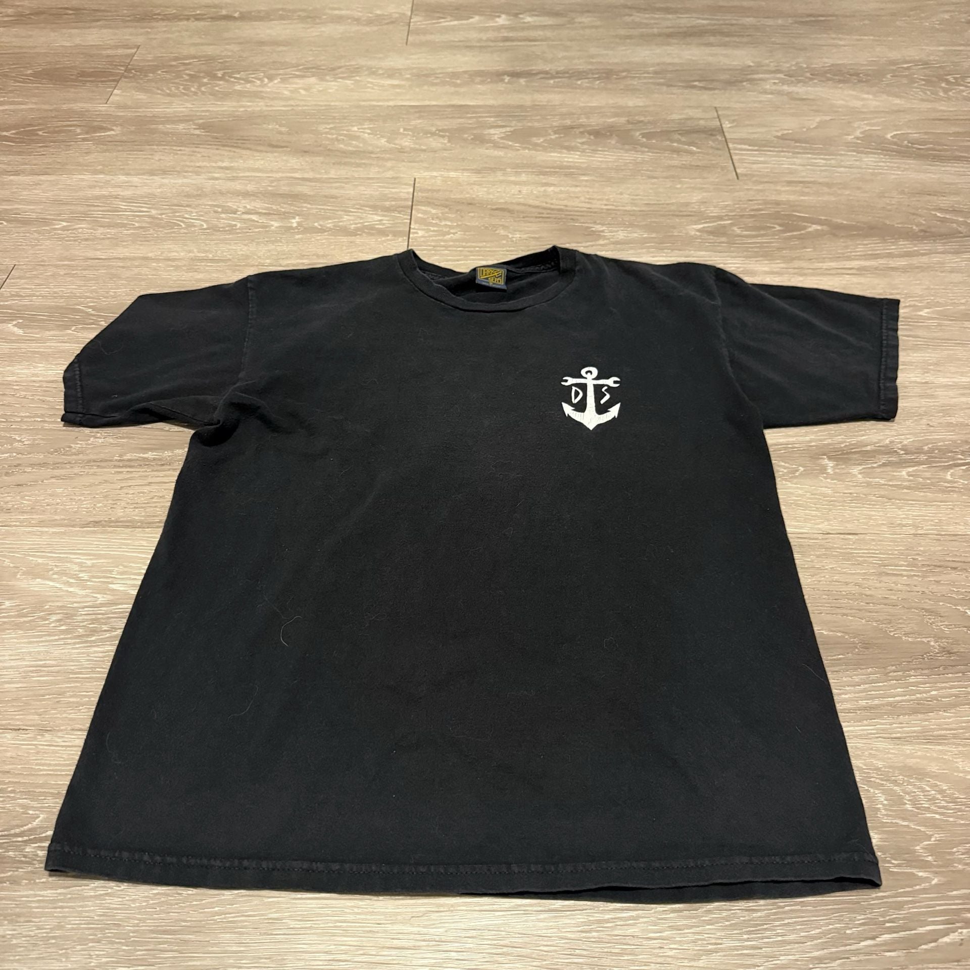 Darkstar T-Shirt Black Graphic Anchor Logo Short Sleeve 2
