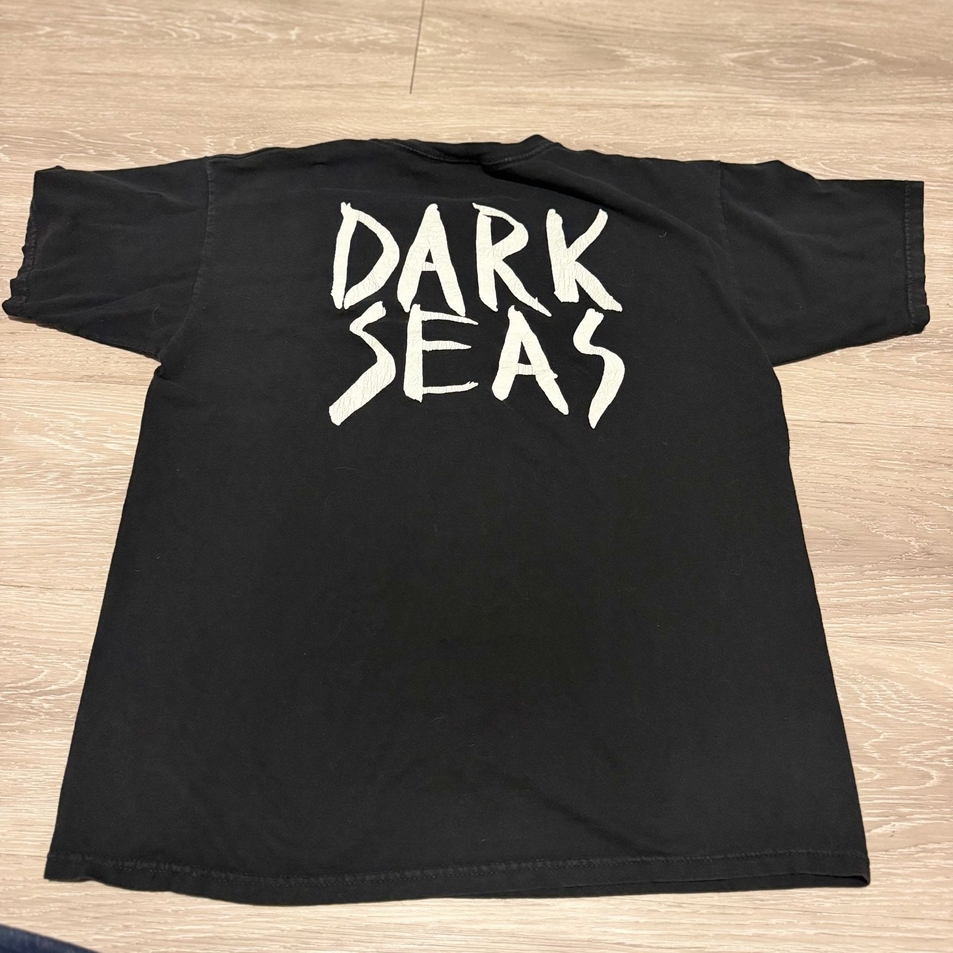 Darkstar T-Shirt Black Graphic Anchor Logo Short Sleeve 3