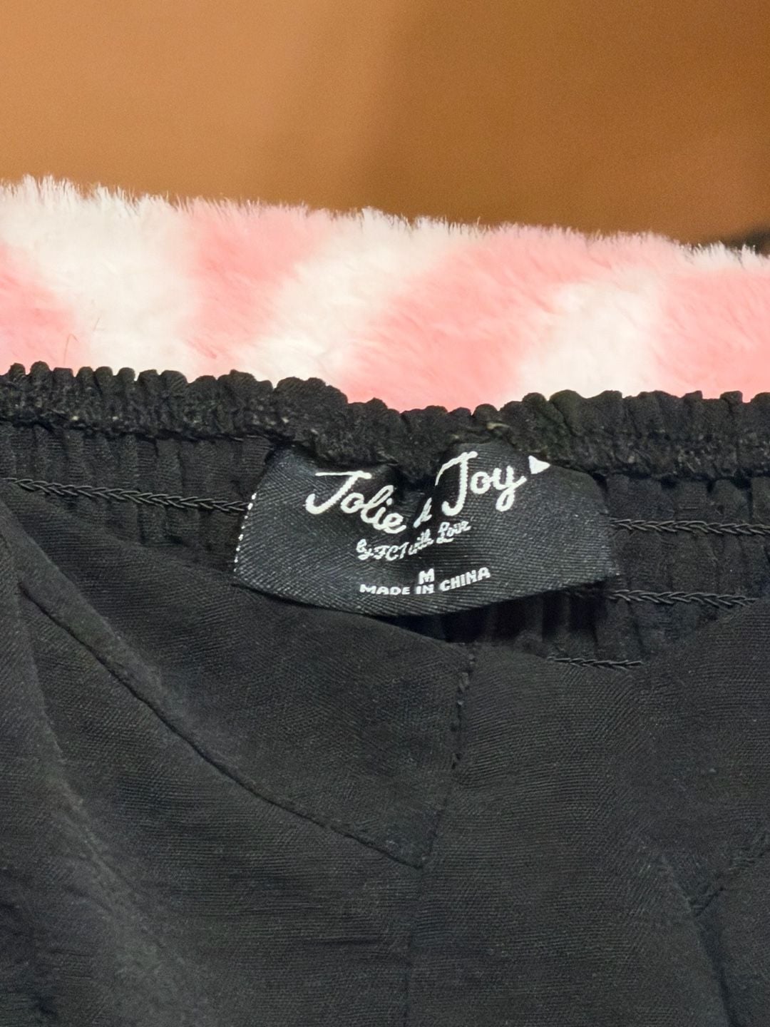 Jolie & Joy Jumpsuit Size M Black Wide Leg Romper 5
