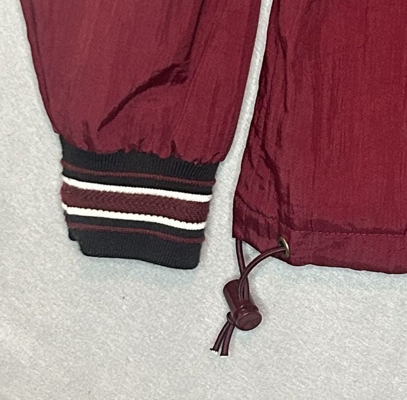 Texas A&M Aggies Men's Maroon Pullover Windbreaker Jacket Size XL Champion 8