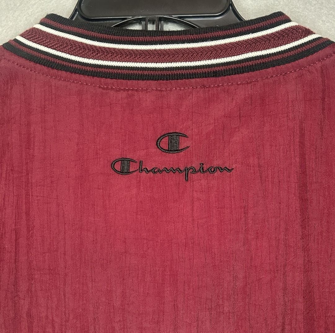 Texas A&M Aggies Men's Maroon Pullover Windbreaker Jacket Size XL Champion 7