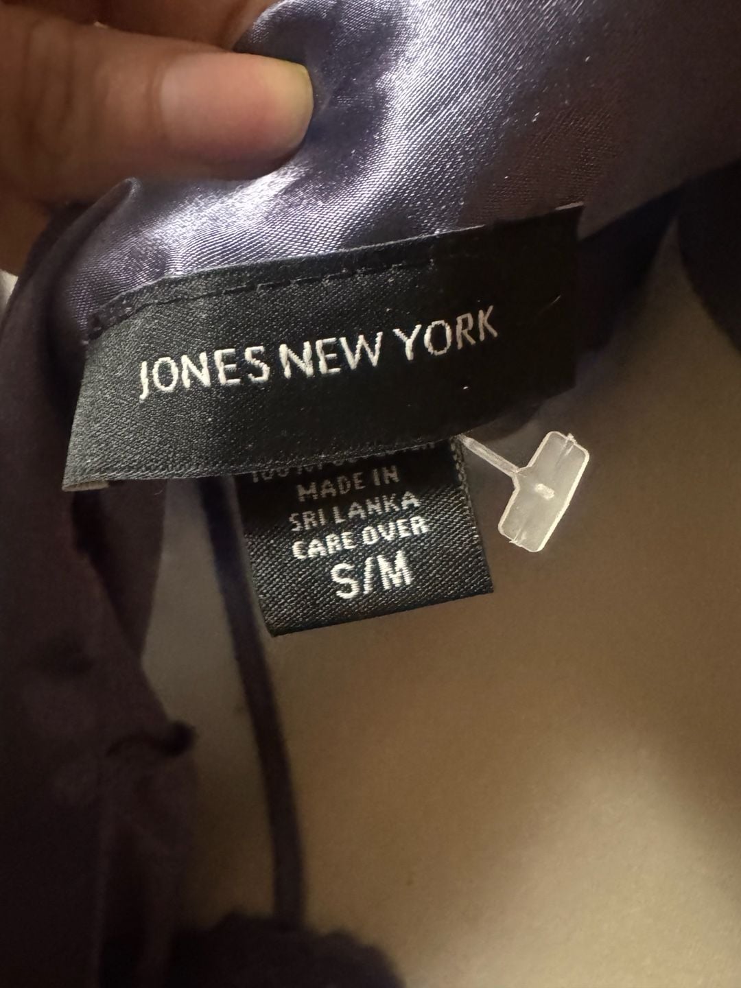 Jones New York Satin Robe Set S/M Purple 6