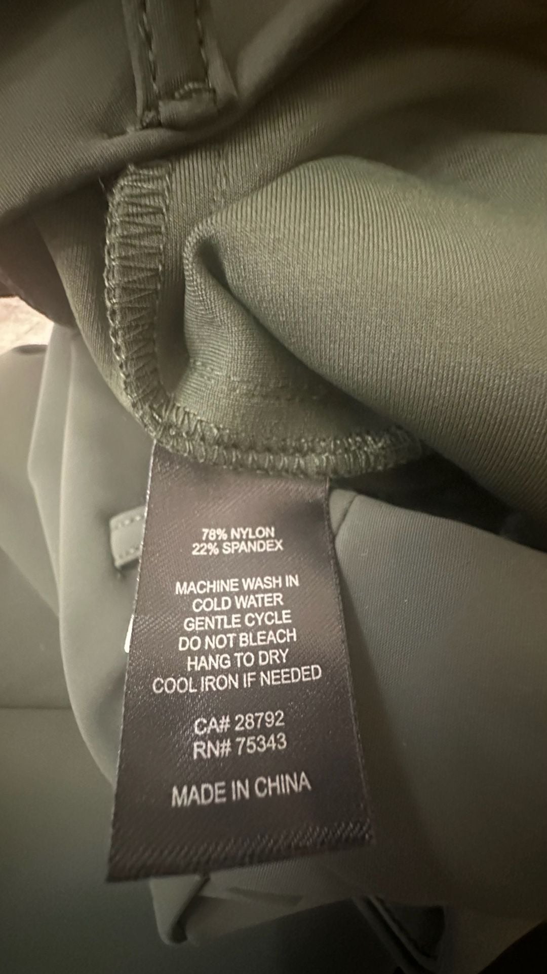 Christian Siriano Dress Pants Size 2 Green Nylon Spandex 6