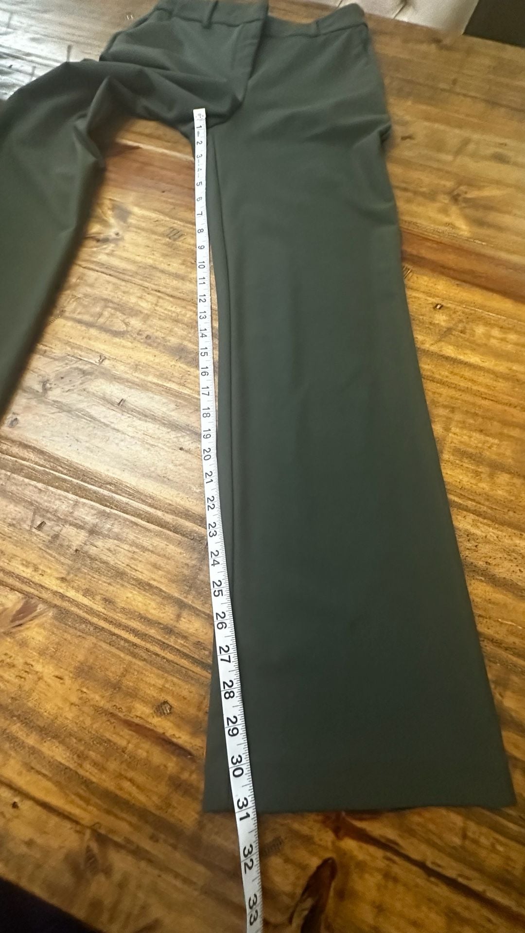 Christian Siriano Dress Pants Size 2 Green Nylon Spandex 8