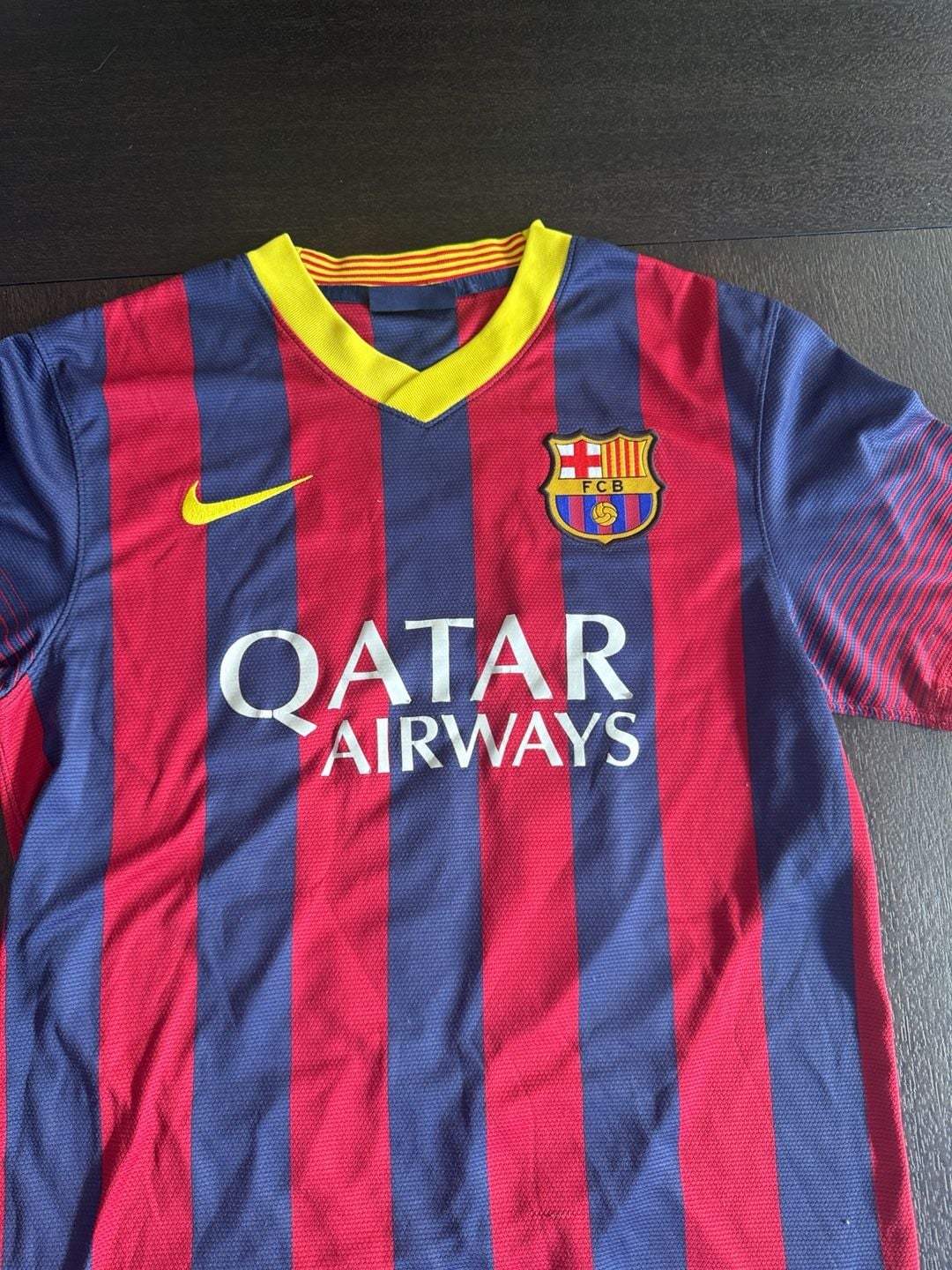 Nike FC Barcelona Qatar Airways Soccer Jersey Messi #10 8
