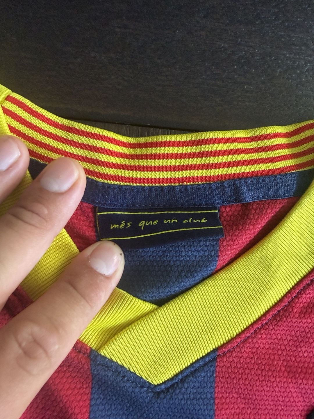 Nike FC Barcelona Qatar Airways Soccer Jersey Messi #10 9
